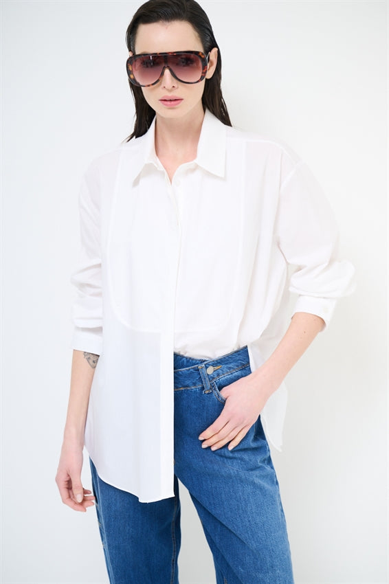 KIKISIX CAMICIA ‘AMAMI’ PANNA