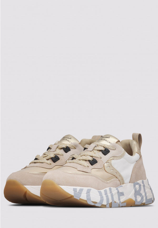 VOILE BLANCHE SNEAKERS CLUB105 LAMINATA PLATINO