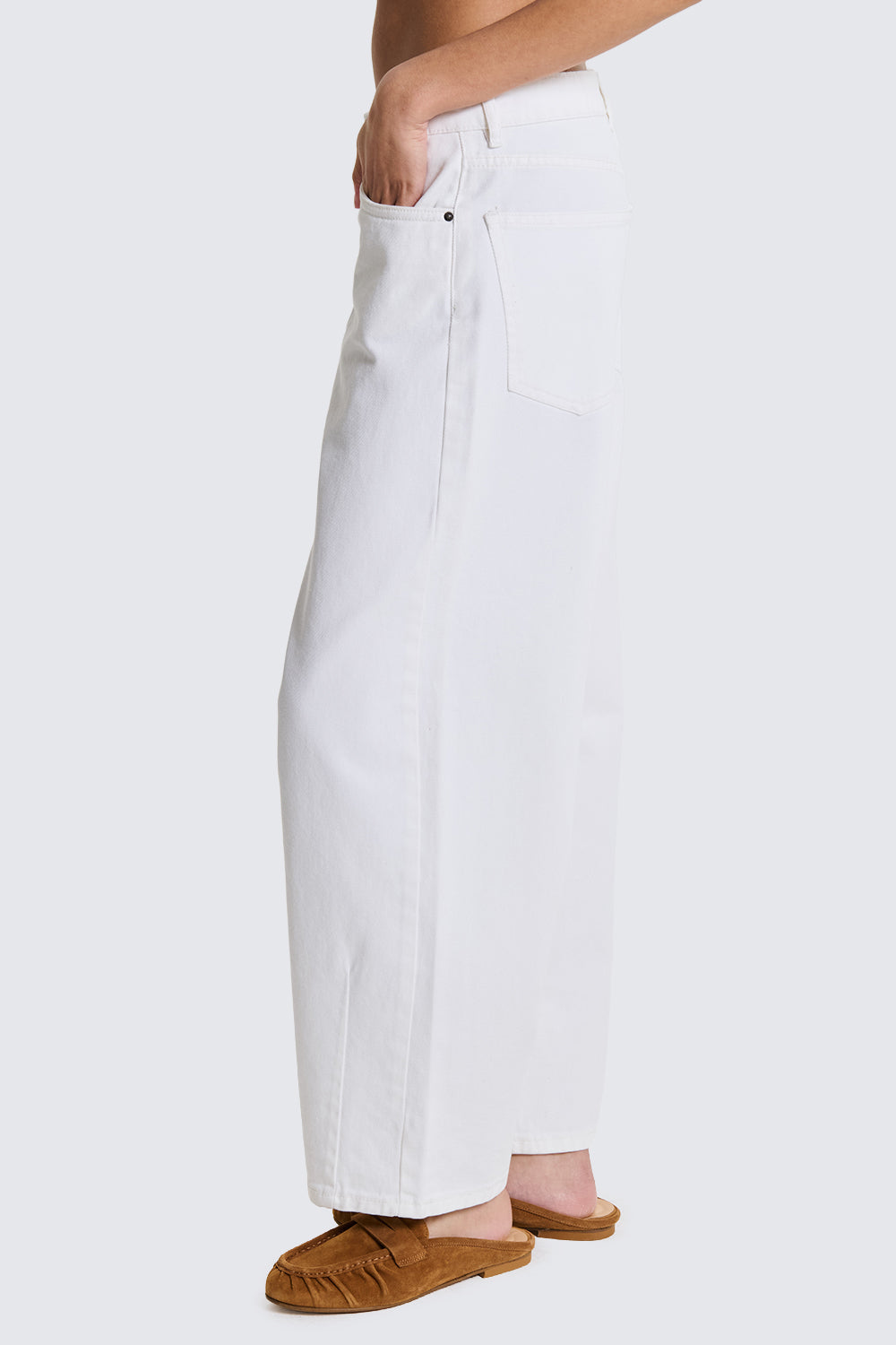 TWO WAY JEANS SEOUL BARREL BIANCO