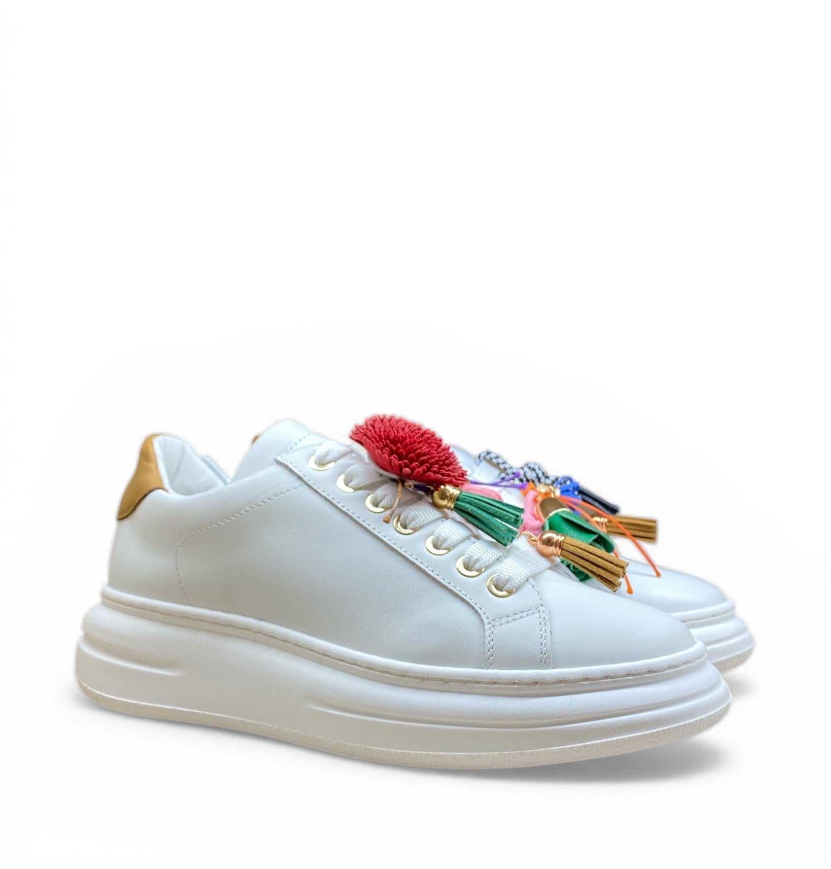 MÈLINÈ SNEAKERS CHARMS IN PELLE