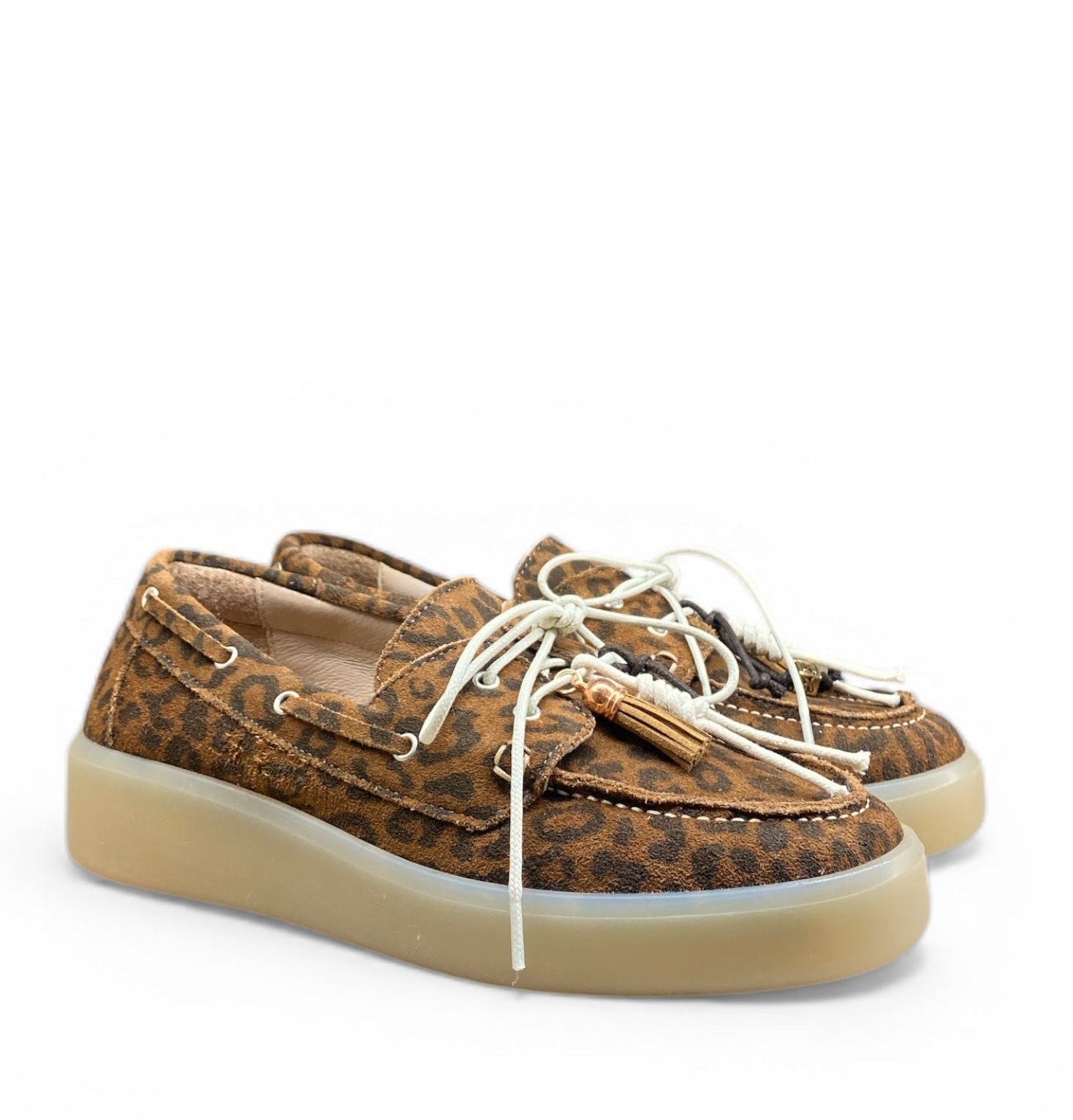 MÈLINÈ BARCA ANIMALIER MARRONE