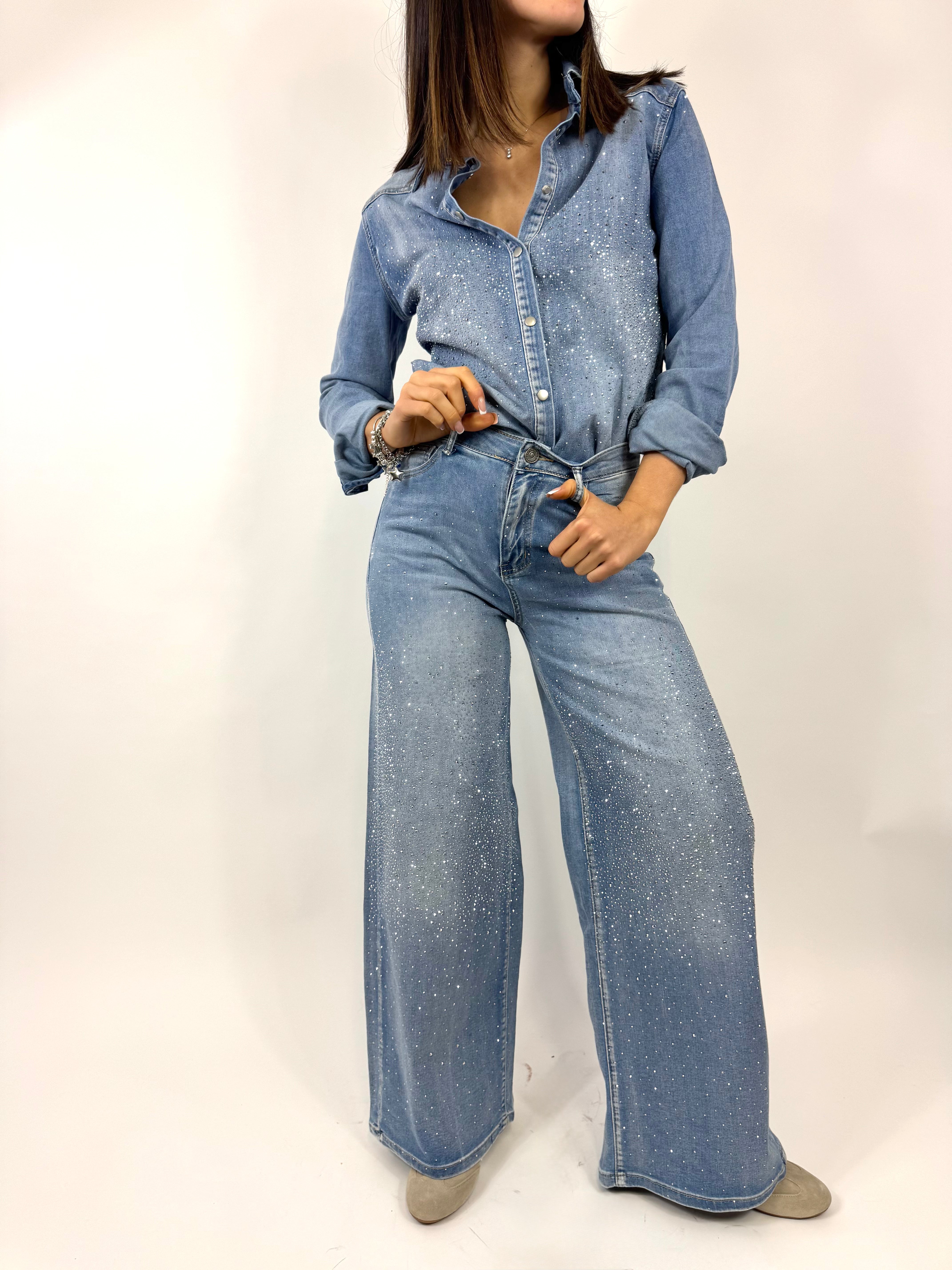 CECILE JEANS CON STRASS