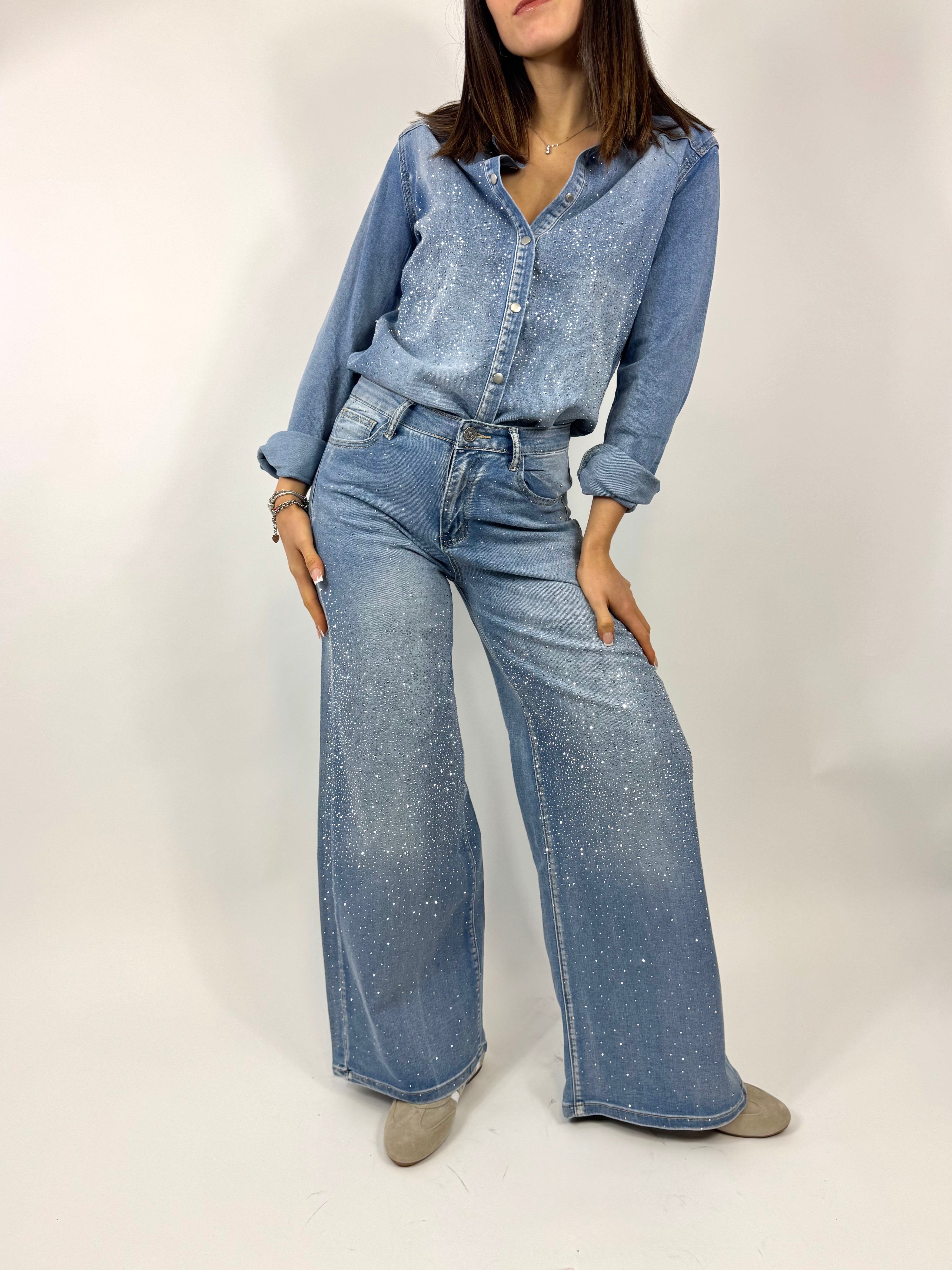 CECILE JEANS CON STRASS