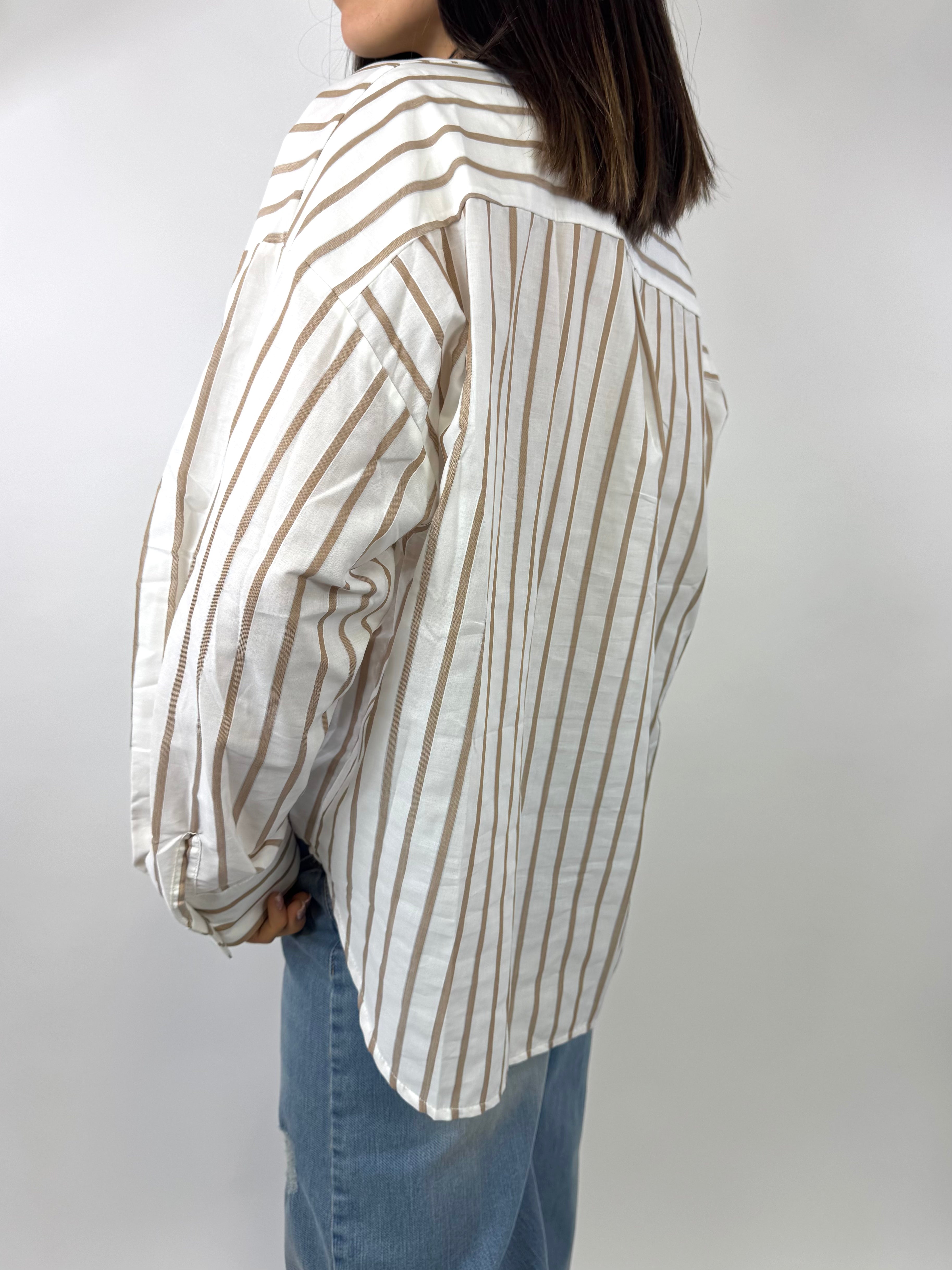 SUSY MIX CAMICIA GESSATA LATTE