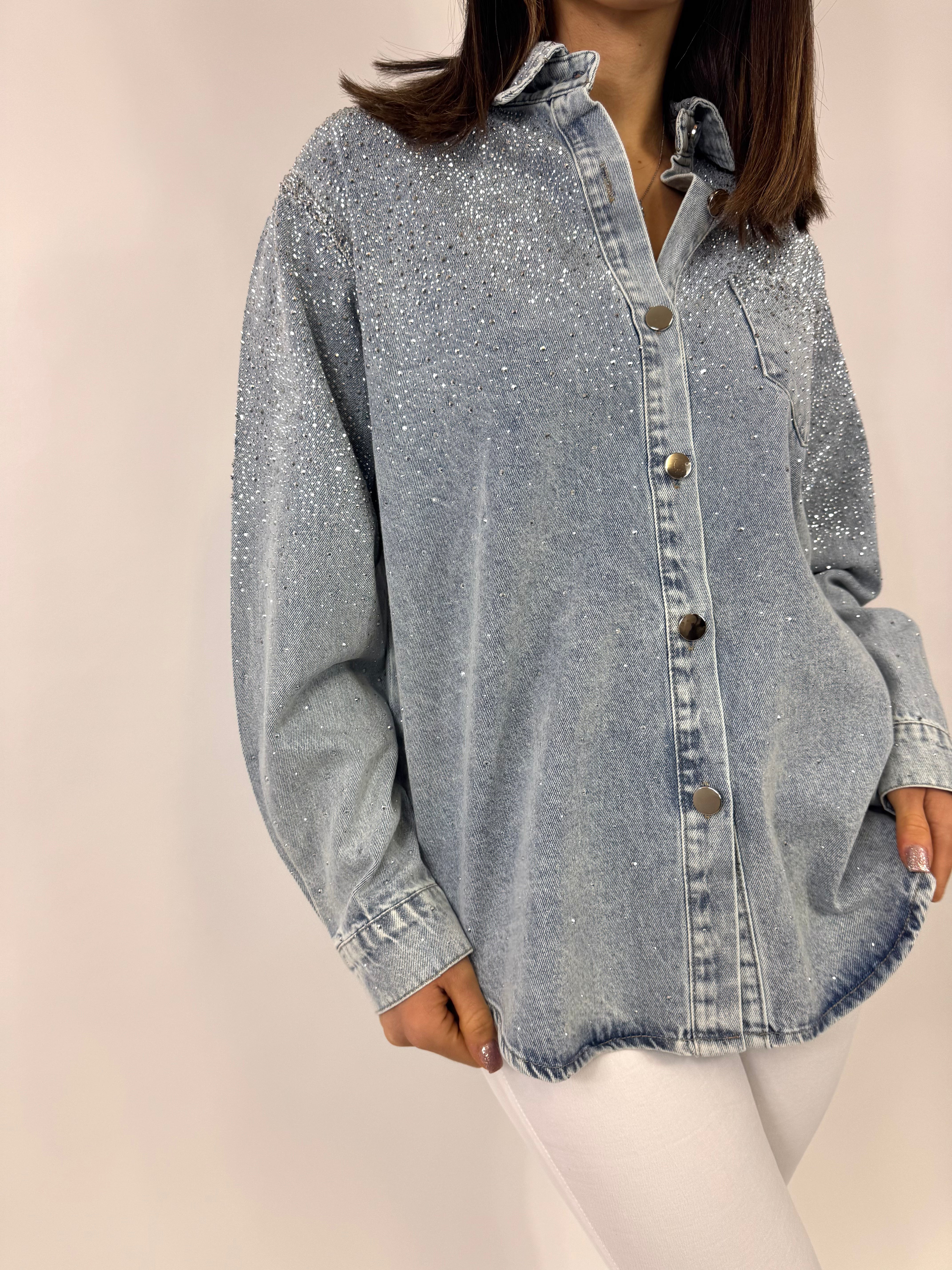 CECILE CAMICIA CON STRASS