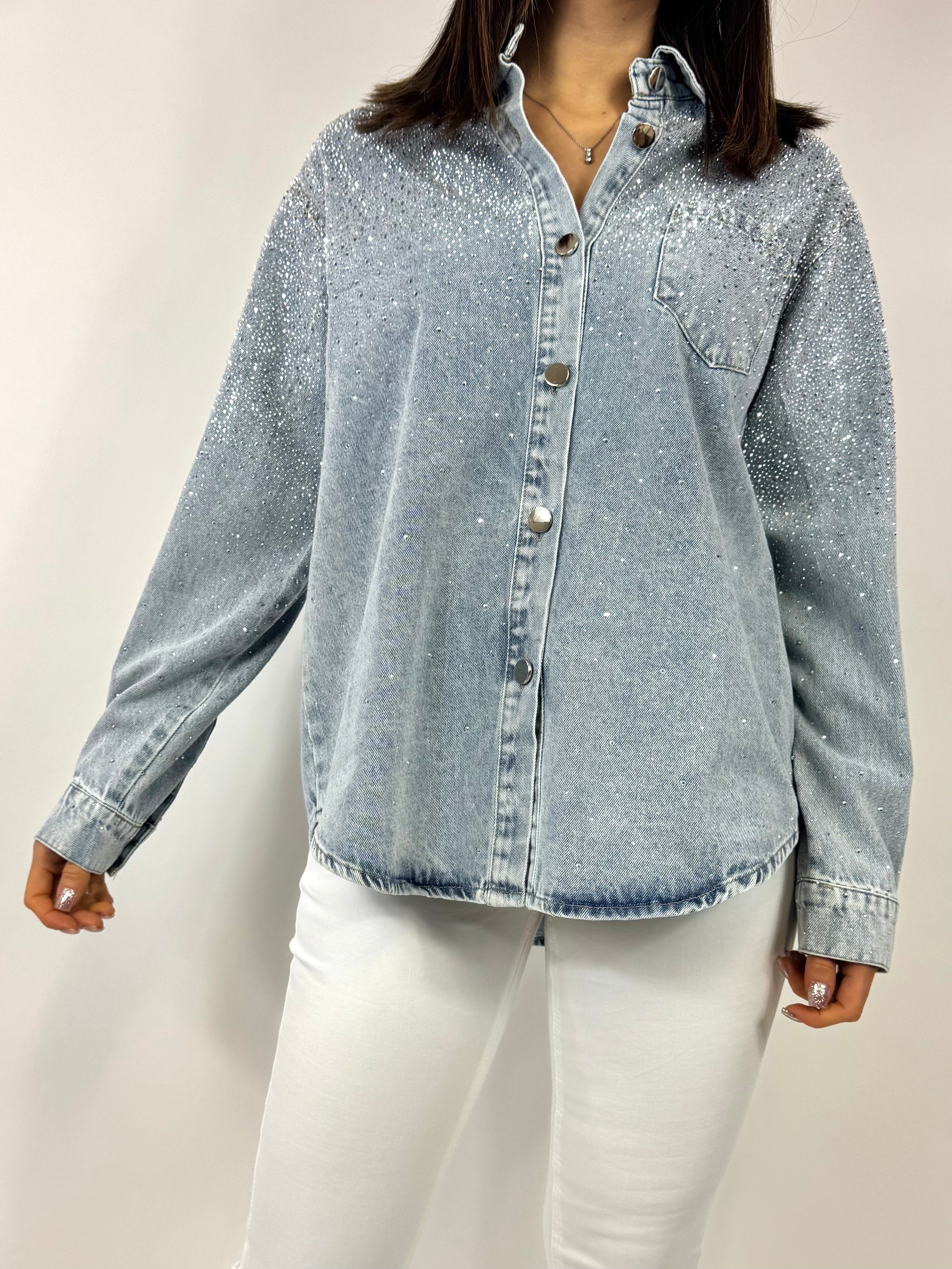 CECILE CAMICIA CON STRASS