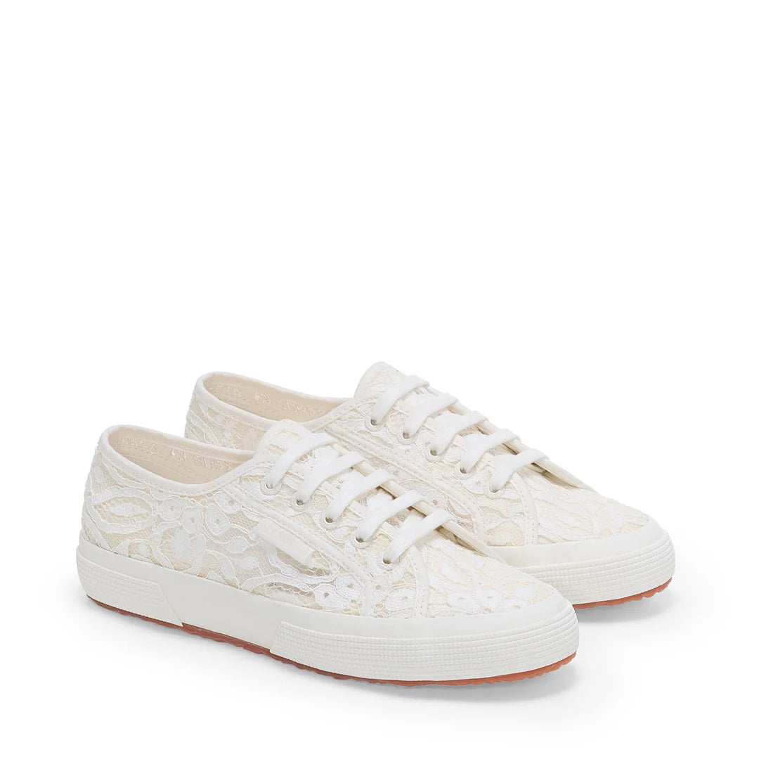 SUPERGA SNEAKERS 2750 MACRAMÈ AVORIO WHITE