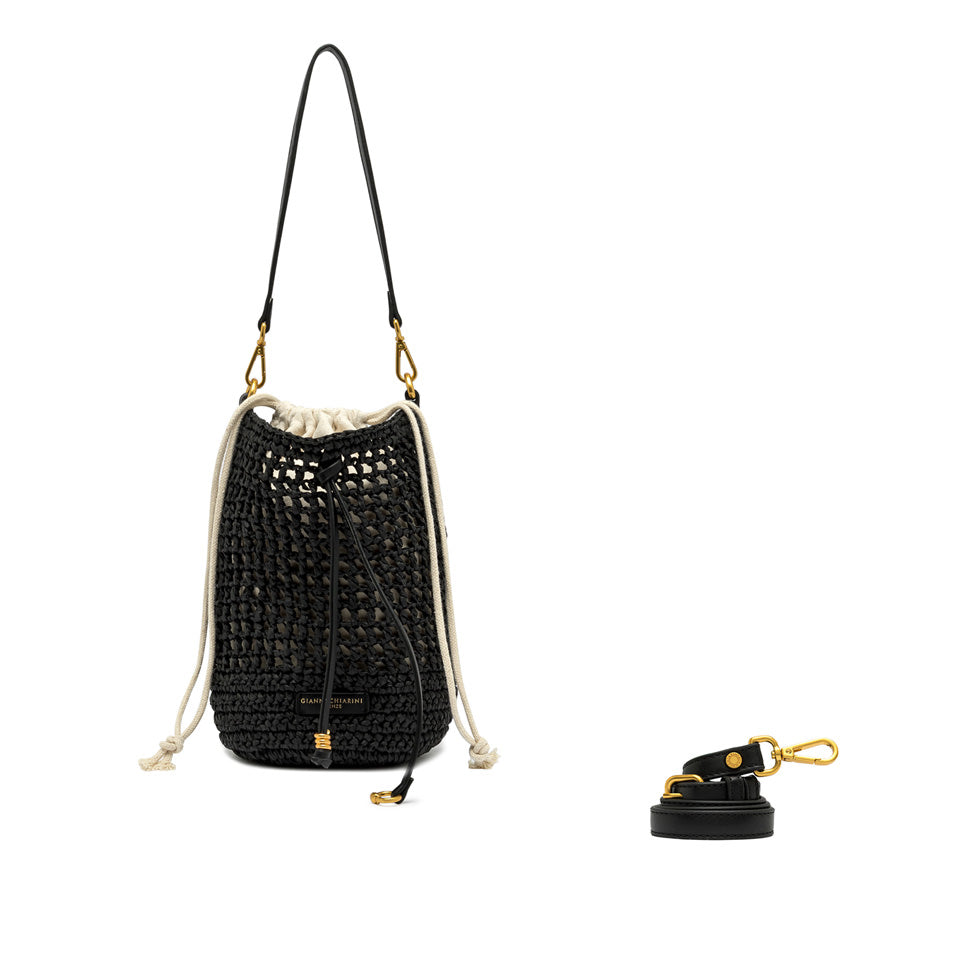 GIANNI CHIARINI BORSA SECCHIELLO NEFELI NERO