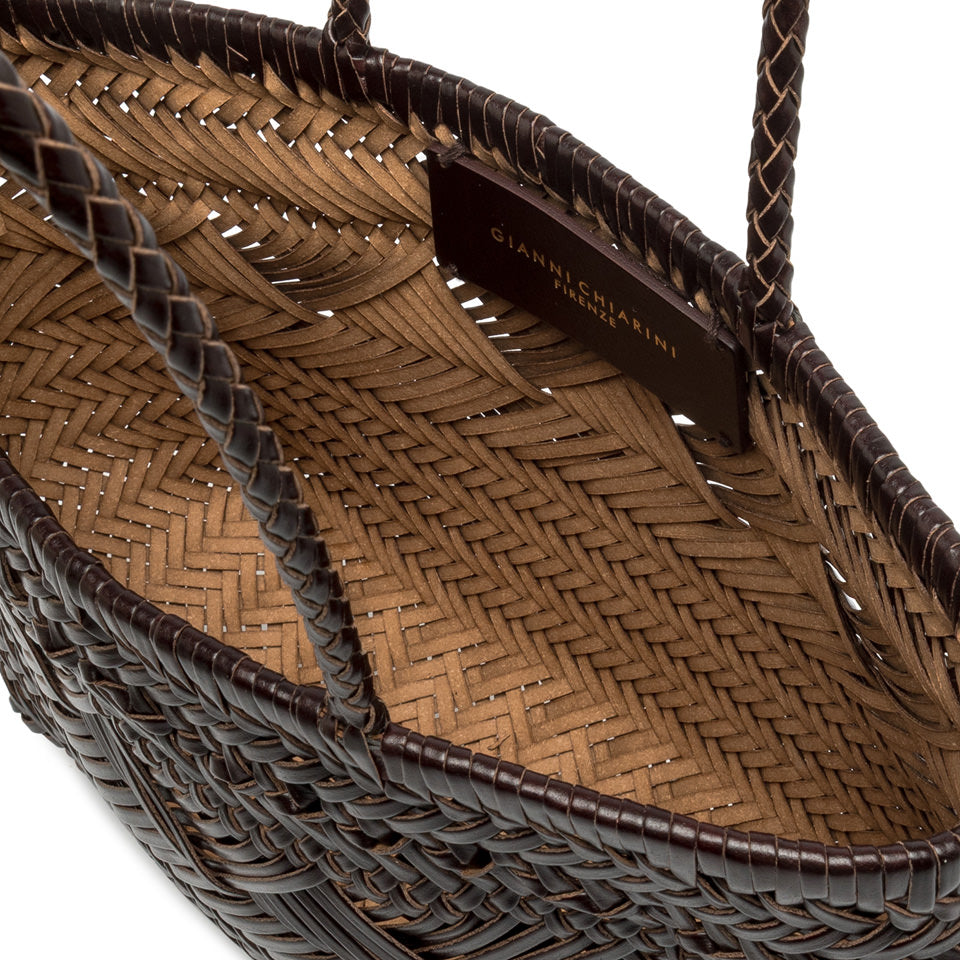 GIANNI CHIARINI BORSA SHOPPING PALOMA CHOCO