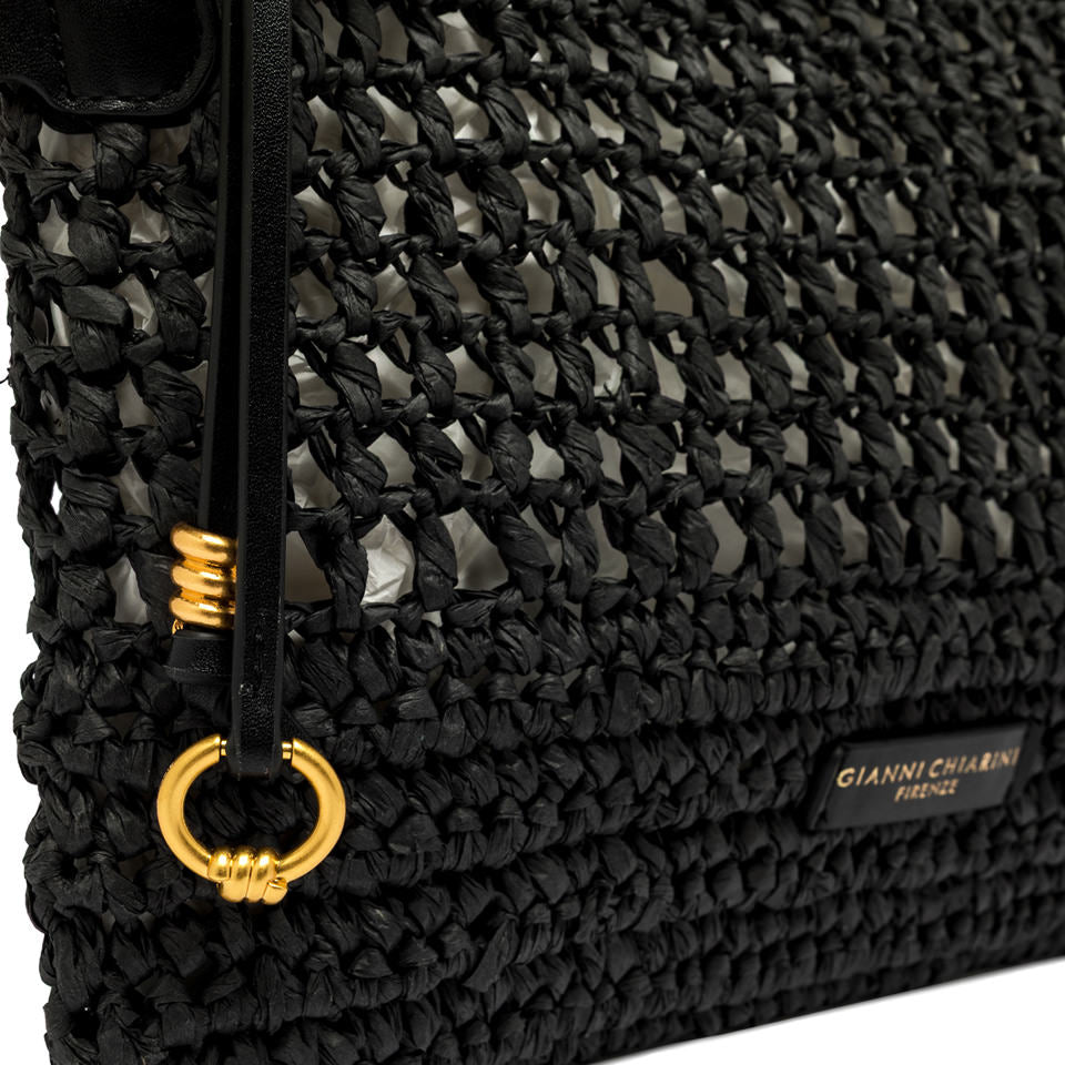 GIANNI CHIARINI POCHETTE NEFELI NERA