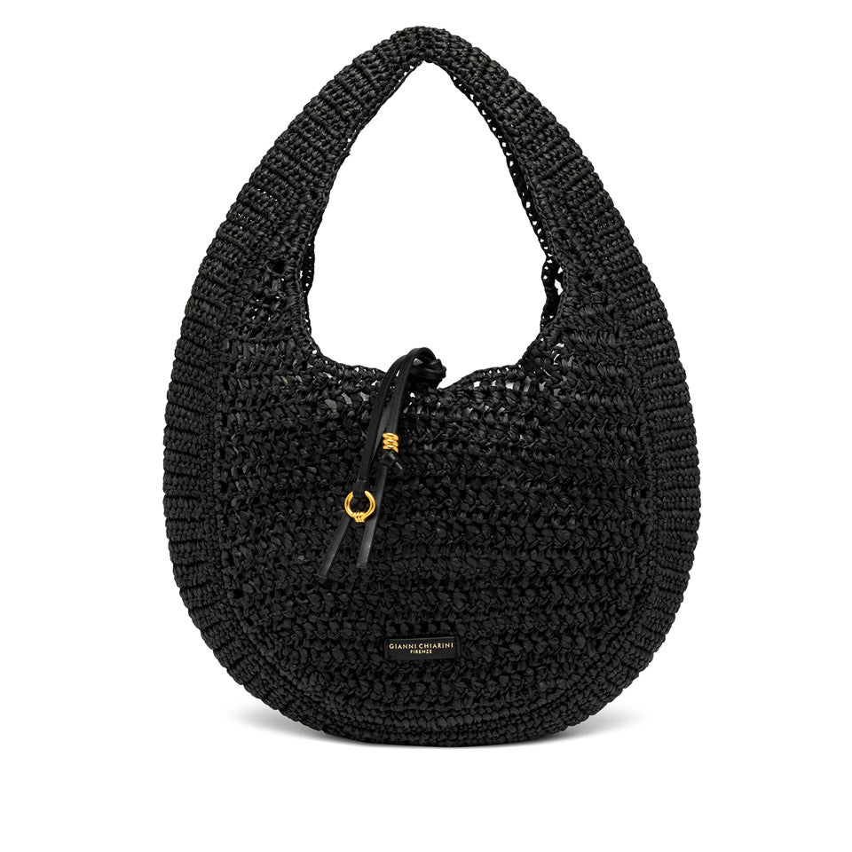 GIANNI CHIARINI BORSA A SPALLA NEFELI NERO