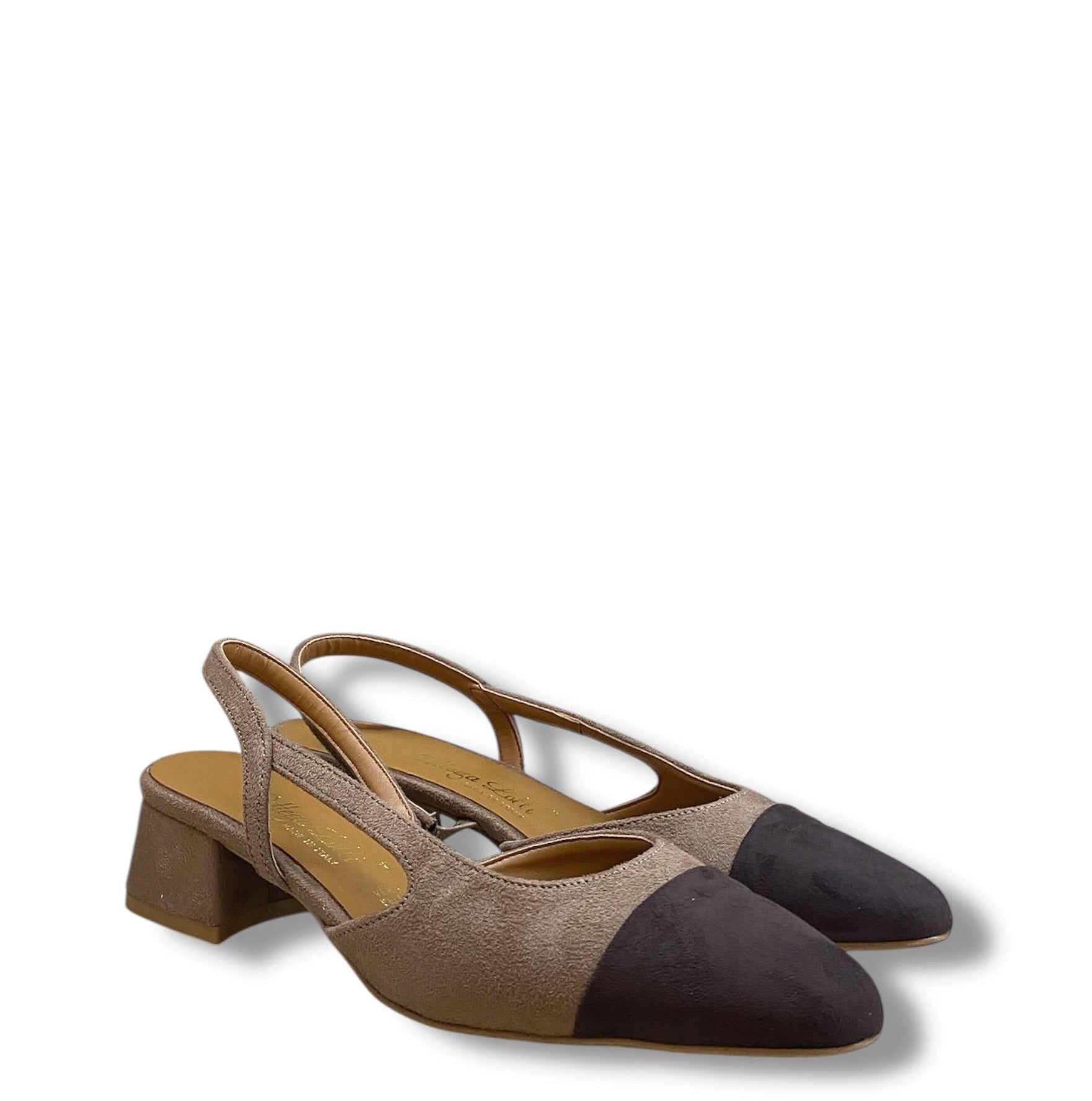 BOTTEGA LOTTI CHANEL BICOLOR TACCO BASSO