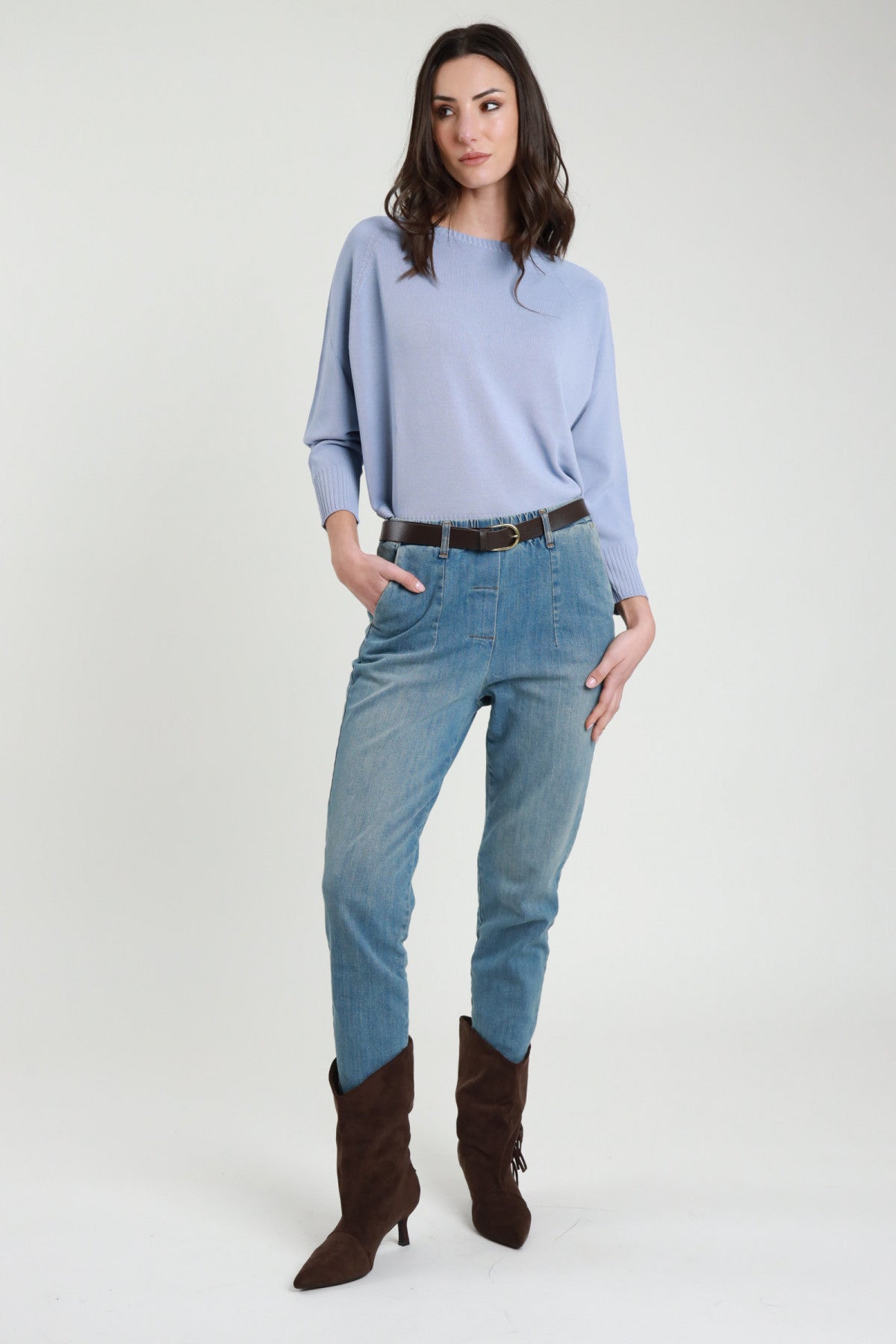SUSY MIX JEANS SLIM CON CINTURA