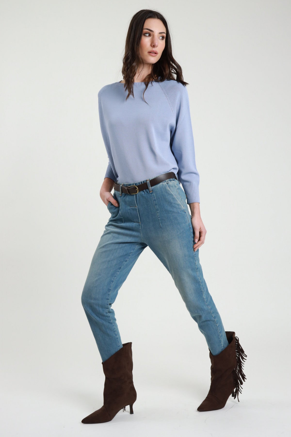 SUSY MIX JEANS SLIM CON CINTURA