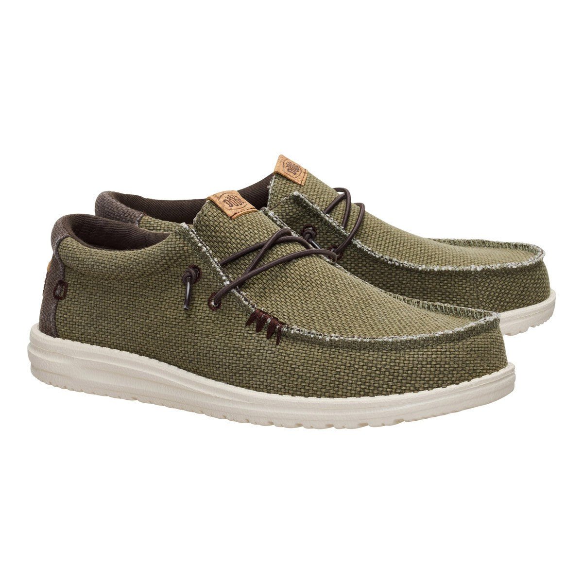 HEY DUDE WALLY BRAIDED BURNT OLIVE