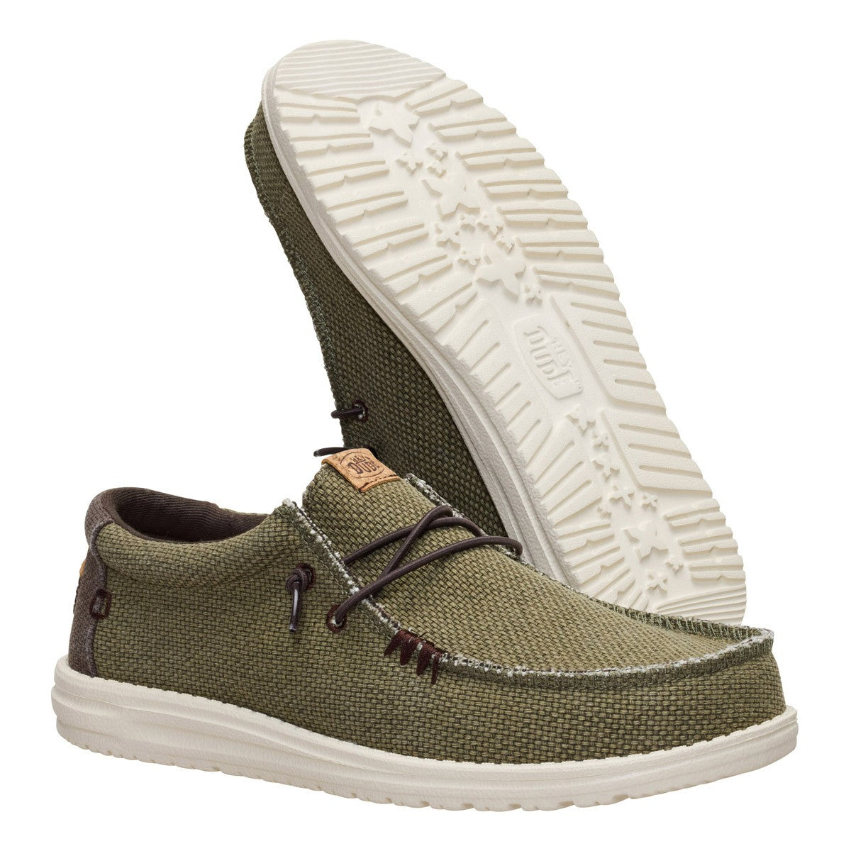HEY DUDE WALLY BRAIDED BURNT OLIVE