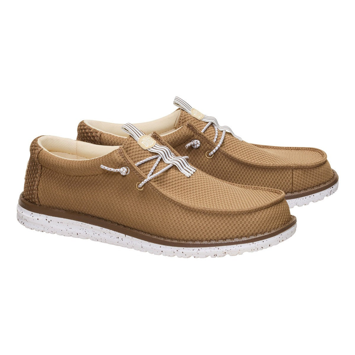 HEY DUDE WALLY MESH NEUTRALS MALT BROWN