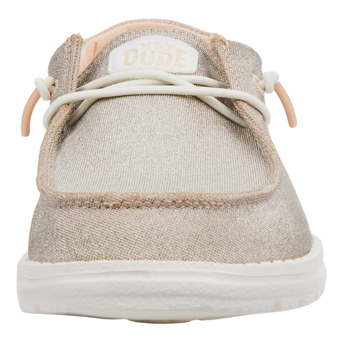 HEY DUDE WENDY METALLIC SPARKLE ROSE GOLD