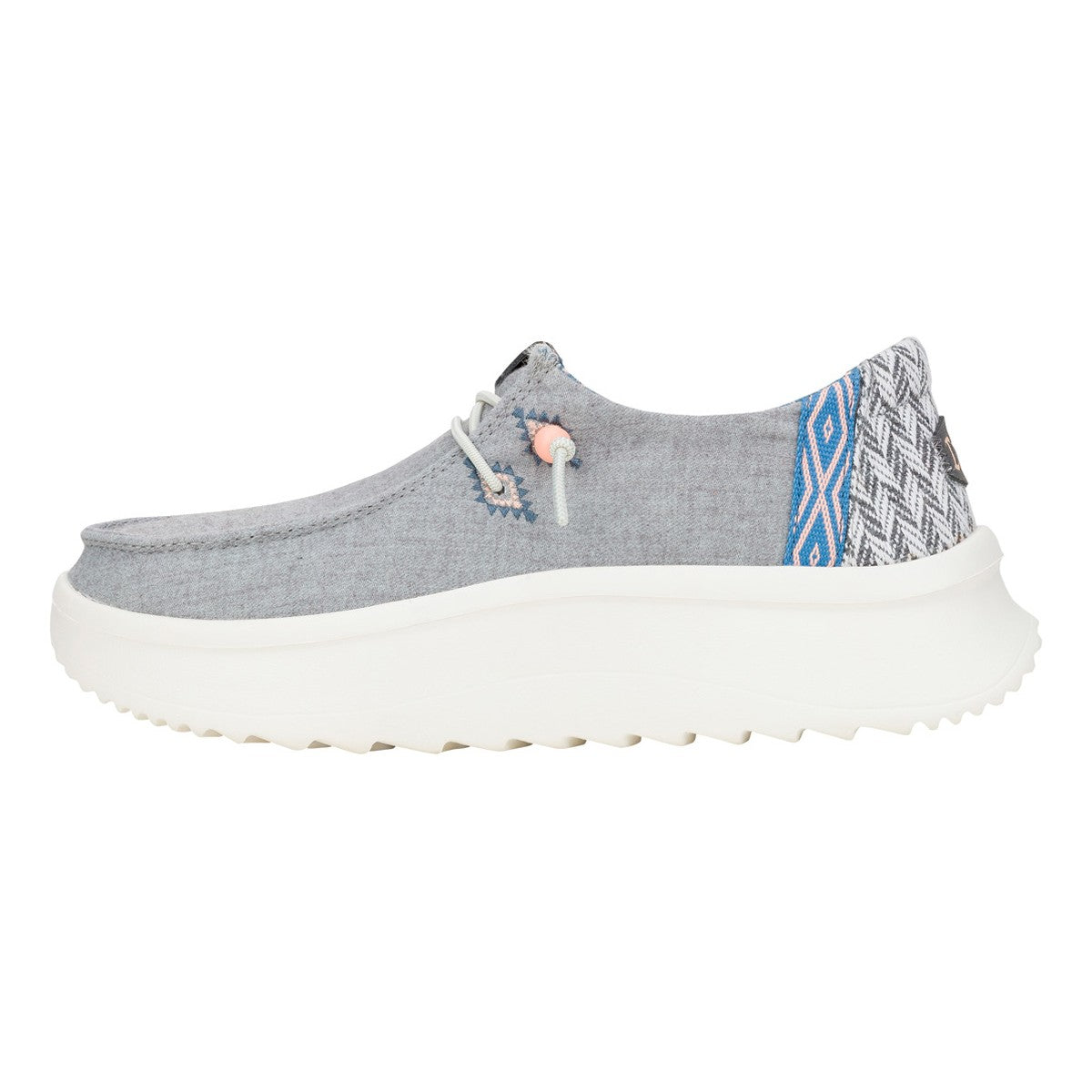 HEY DUDE WENDY PEAK CHAMBRAY GREY