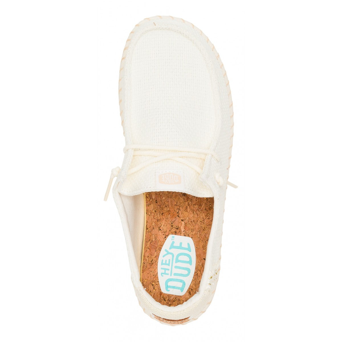 HEY DUDE WENDY ESPADRILLE WOVEN WHITE