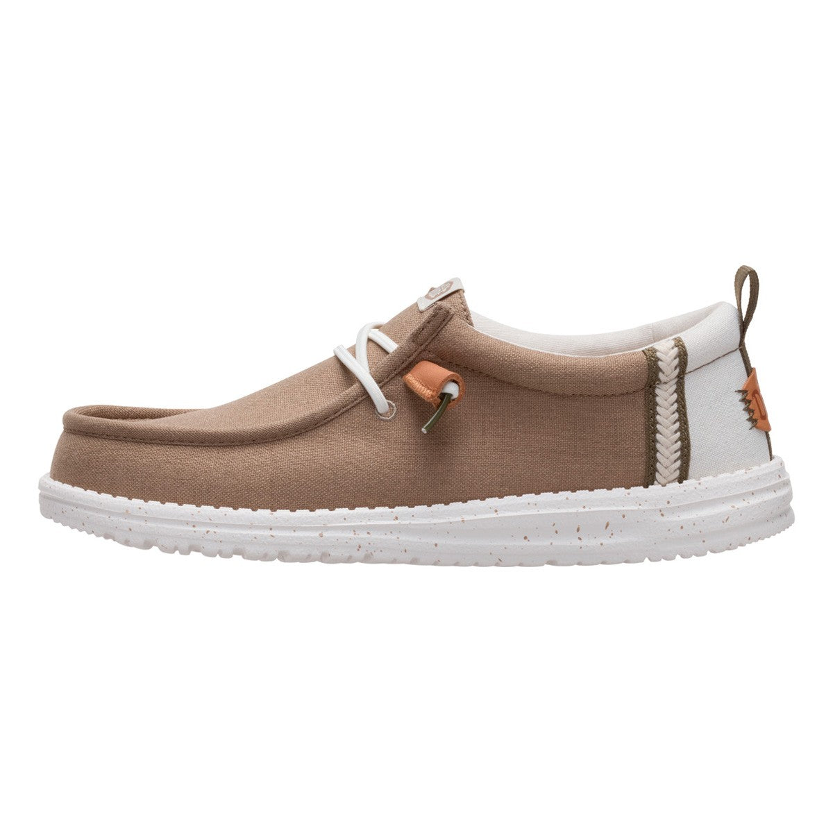 HEY DUDE WALLY SUMMER LINEN TIMBER SILVER