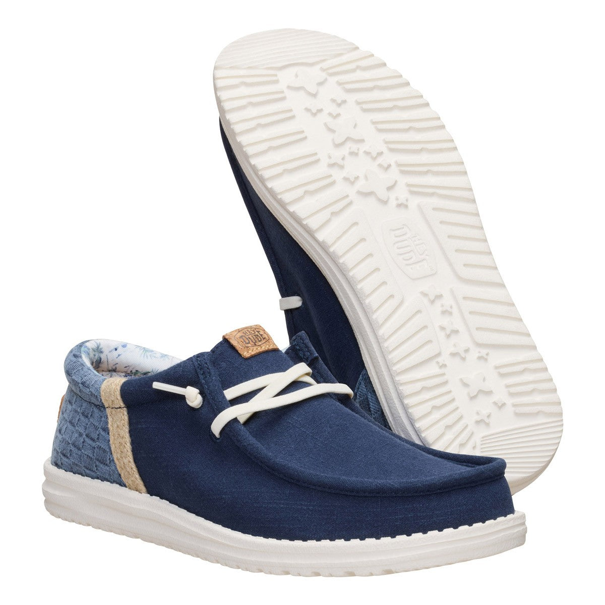 HEY DUDE WALLY FUNK SUMMER STITCH NAVY BLAZER
