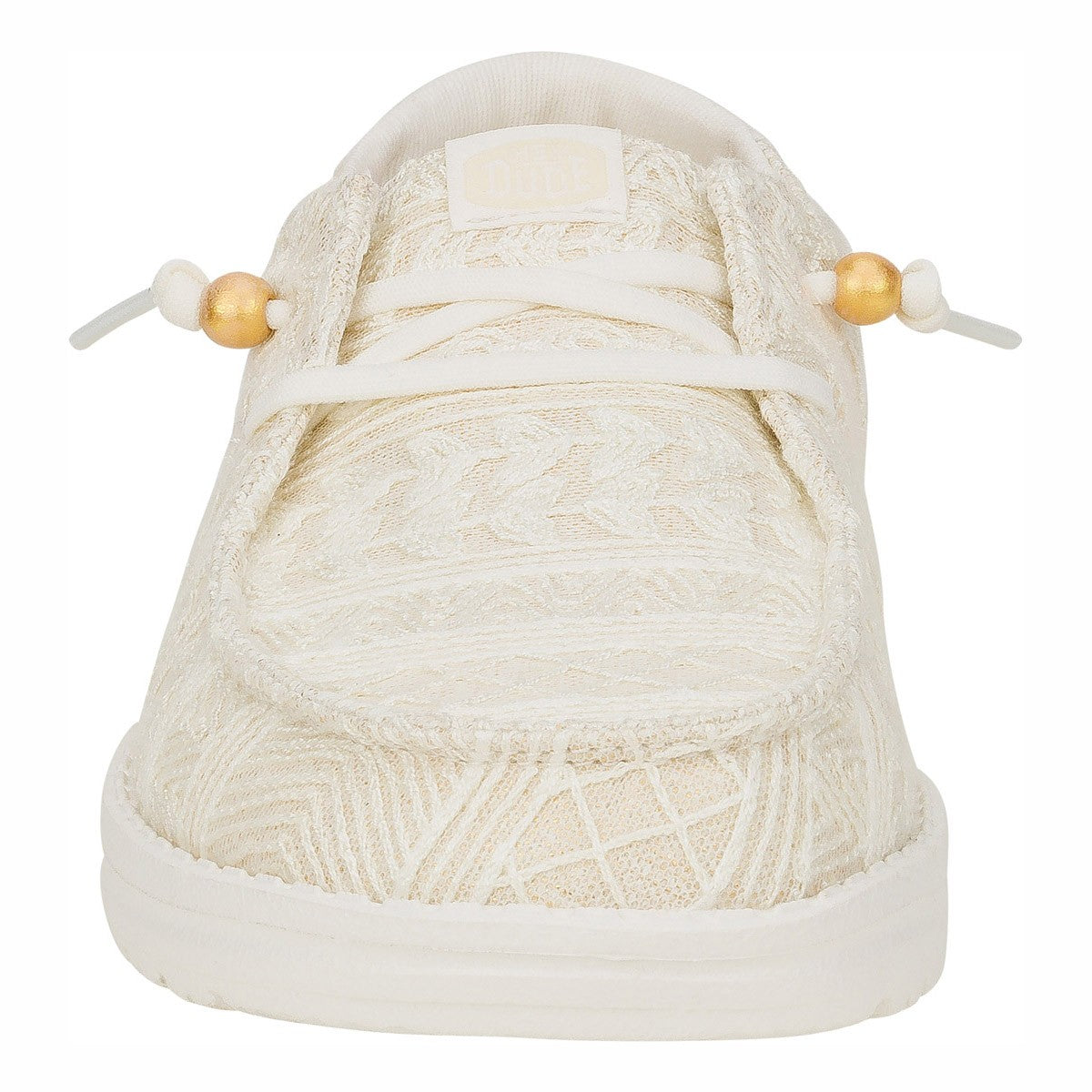 HEY DUDE WENDY CROCHET LACE WHITE GOLD