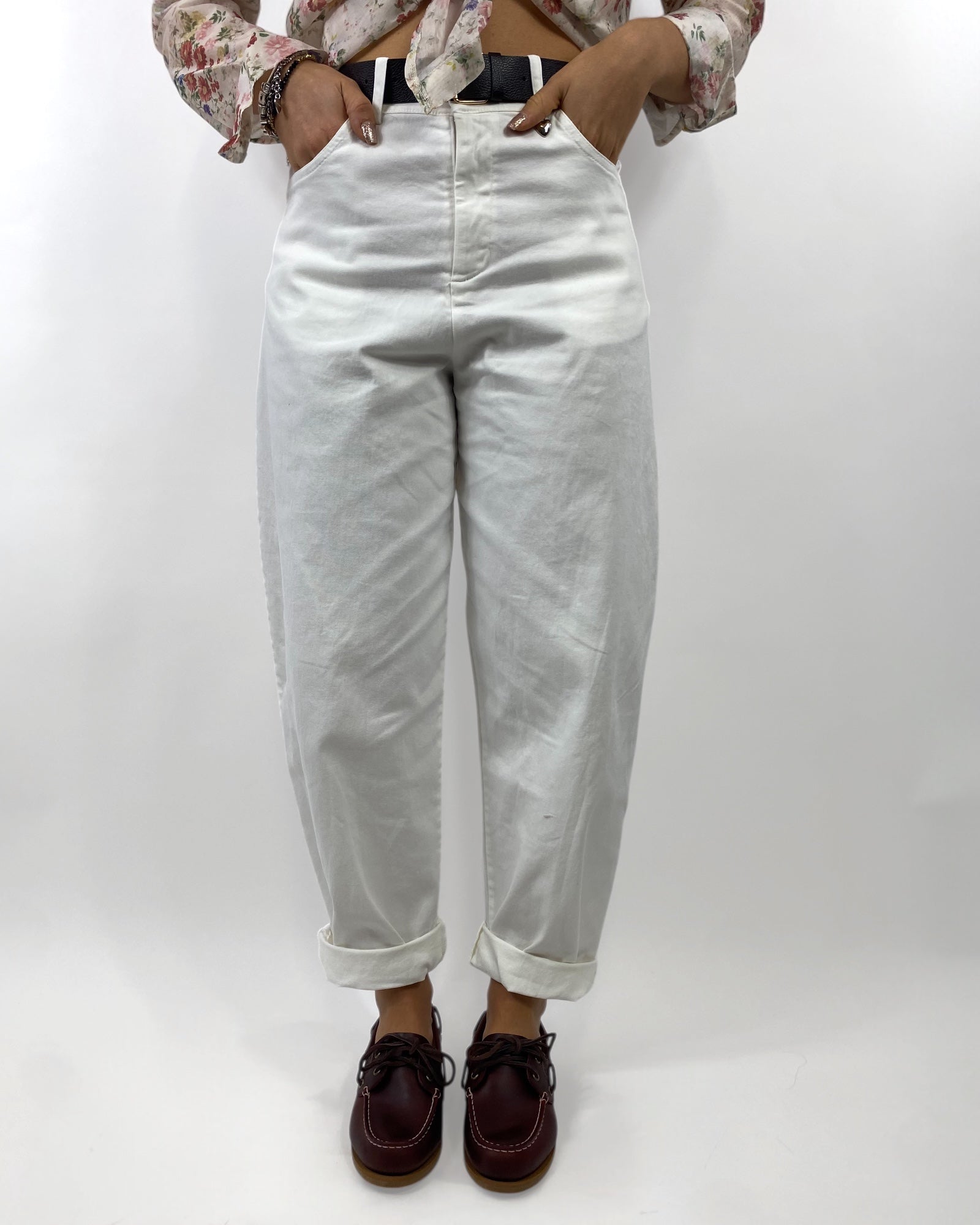 SUSY MIX PANTALONE OVETTO LATTE