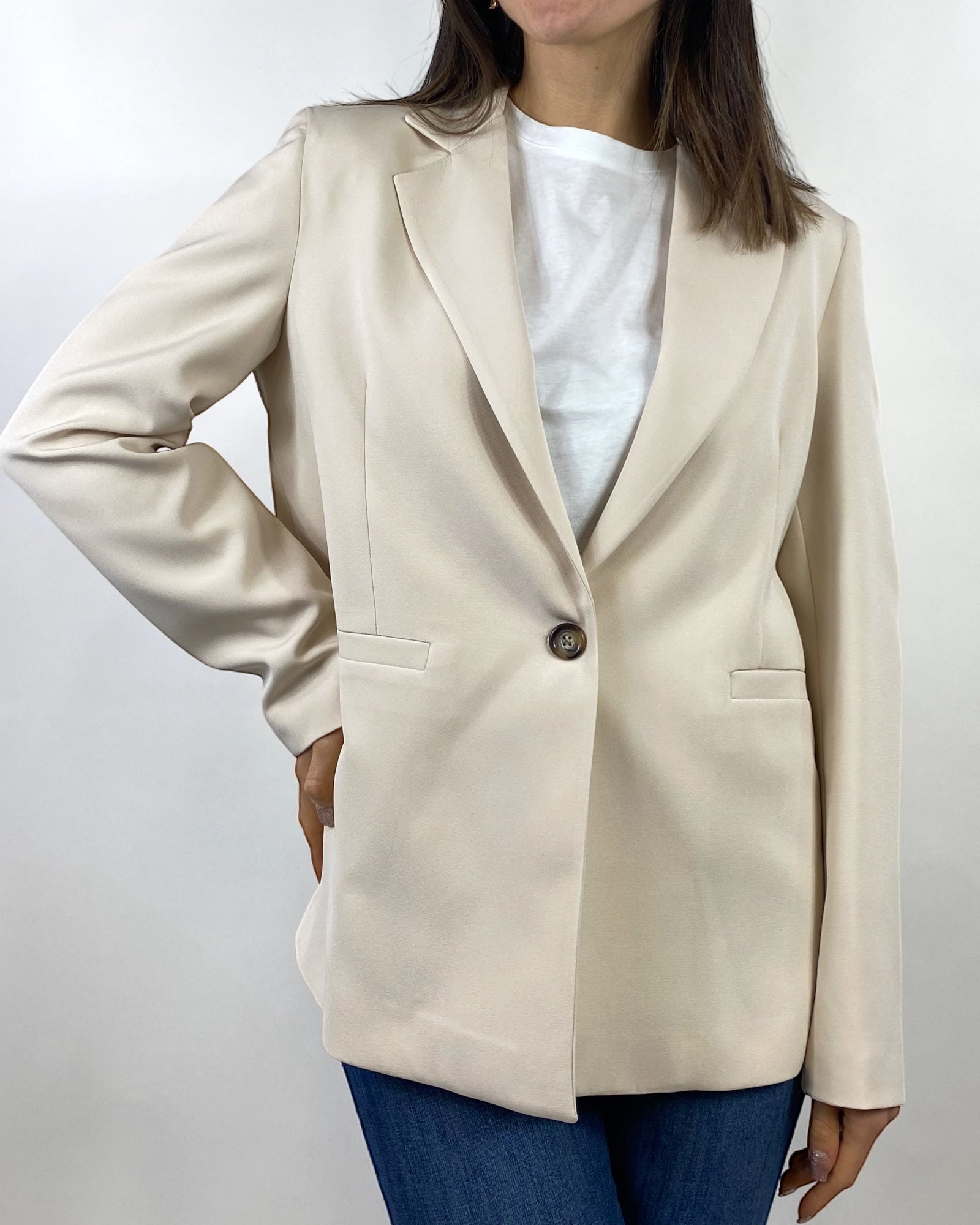 SUSY MIX BLAZER BURRO