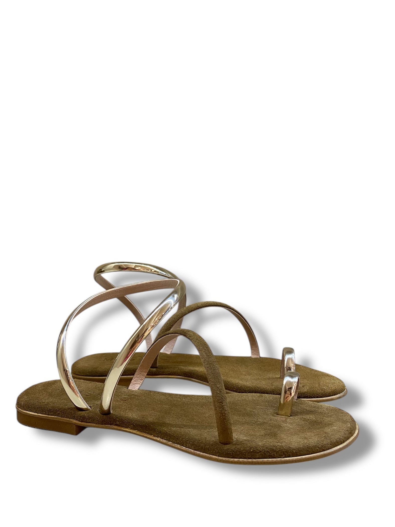 MOSAIC SANDALO INFRAPOLLICE SUEDE CUOIO