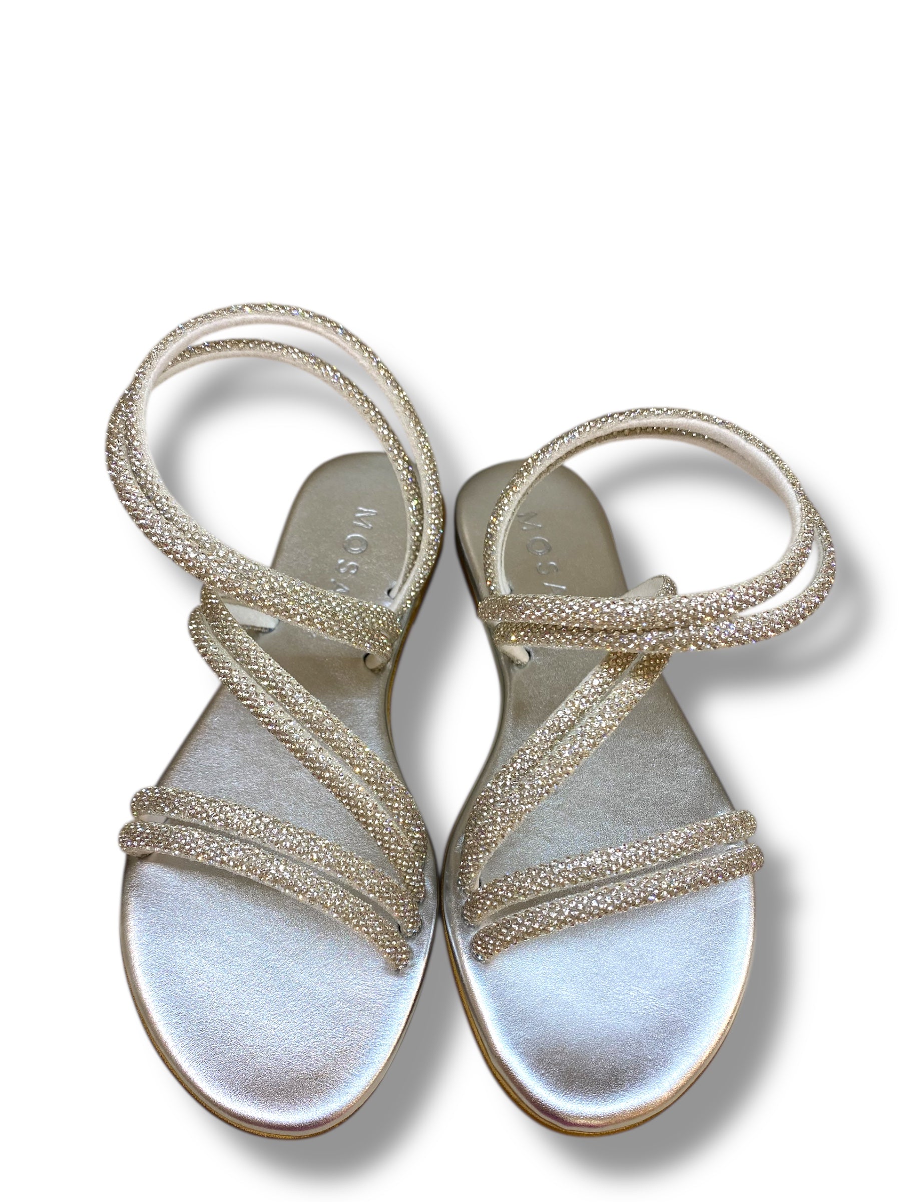 MOSAIC SANDALO STRASS ARGENTO