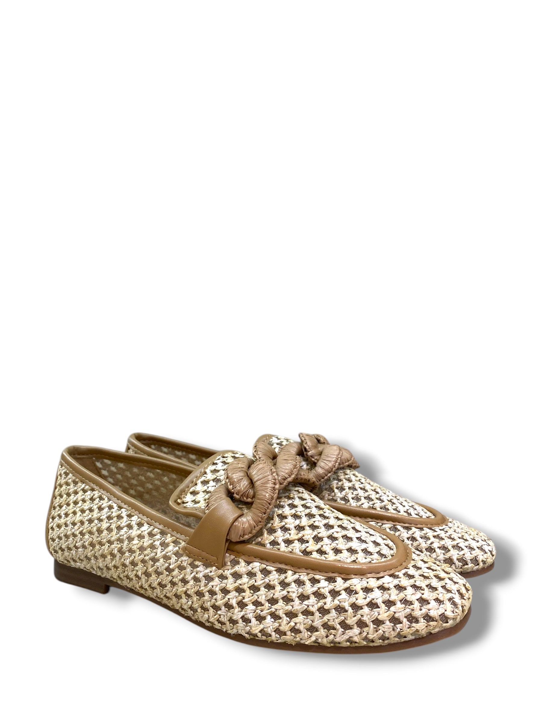 EXÉ MOCASSINO RAFFIA BEIGE