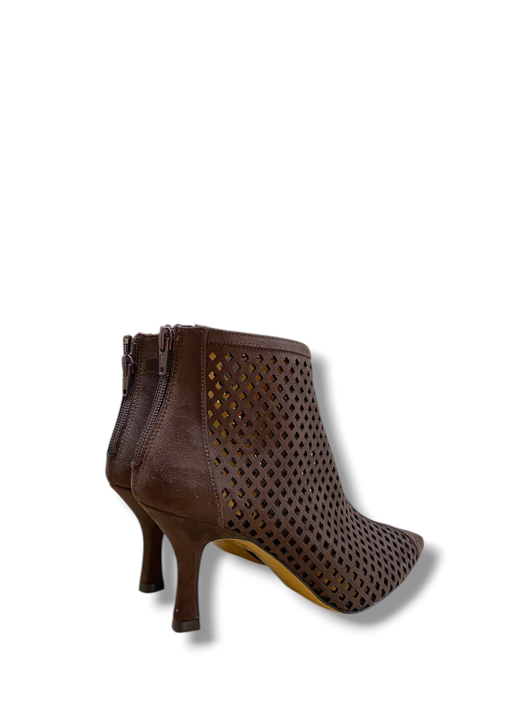 OVYÈ STIVALETTI EFFETTO RETE TESTA DI MORO