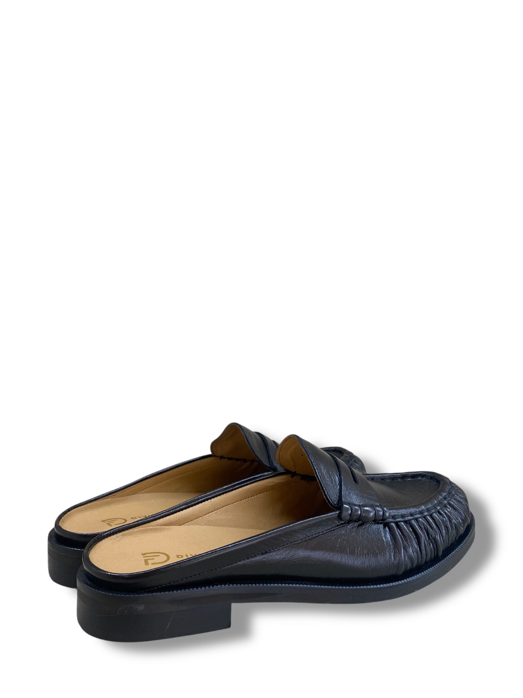 DIVINE FOLLIE SABOT PELLE NERO