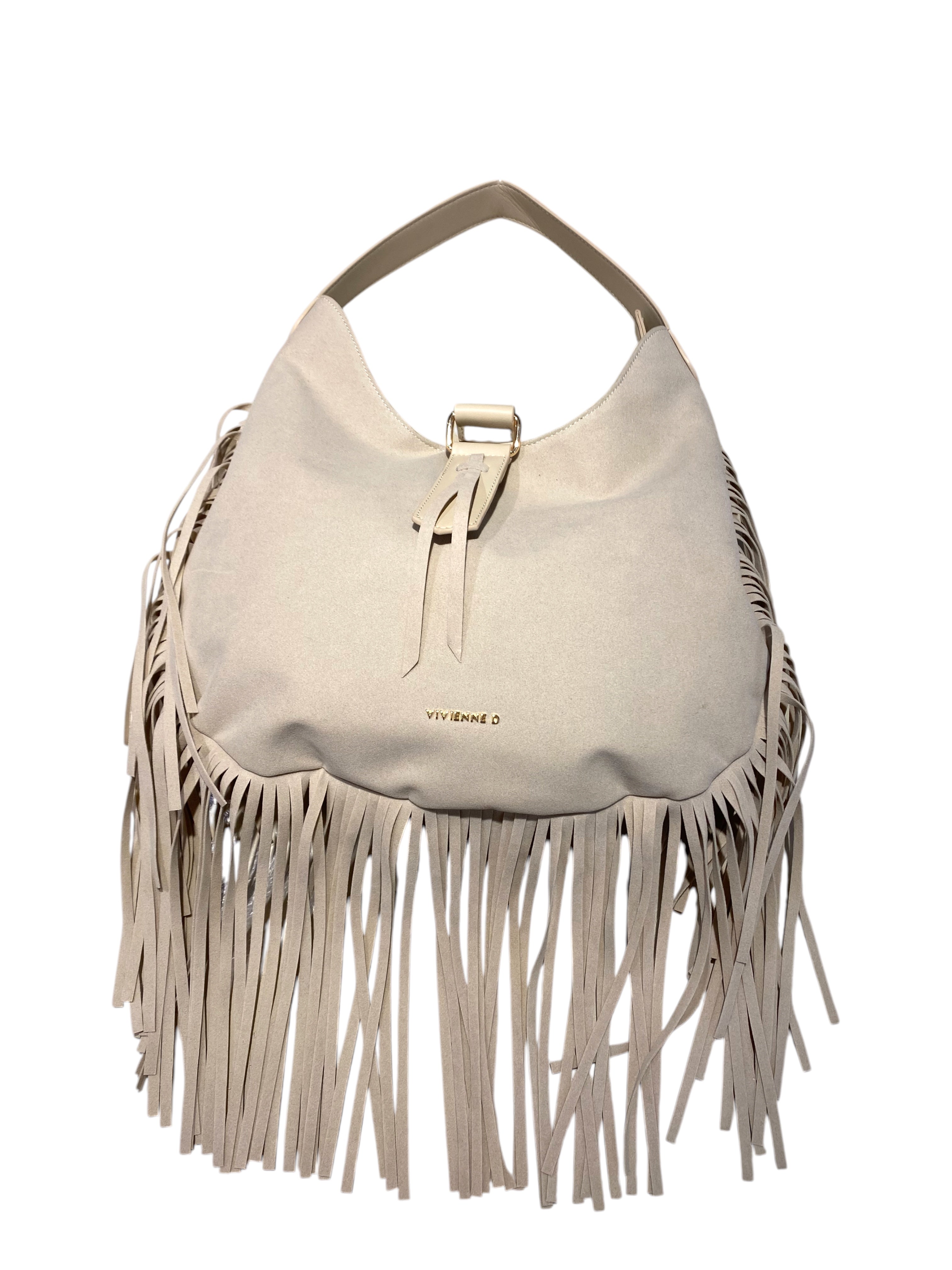 VIVIENNE D BORSA BOHO FRANGE SABBIA