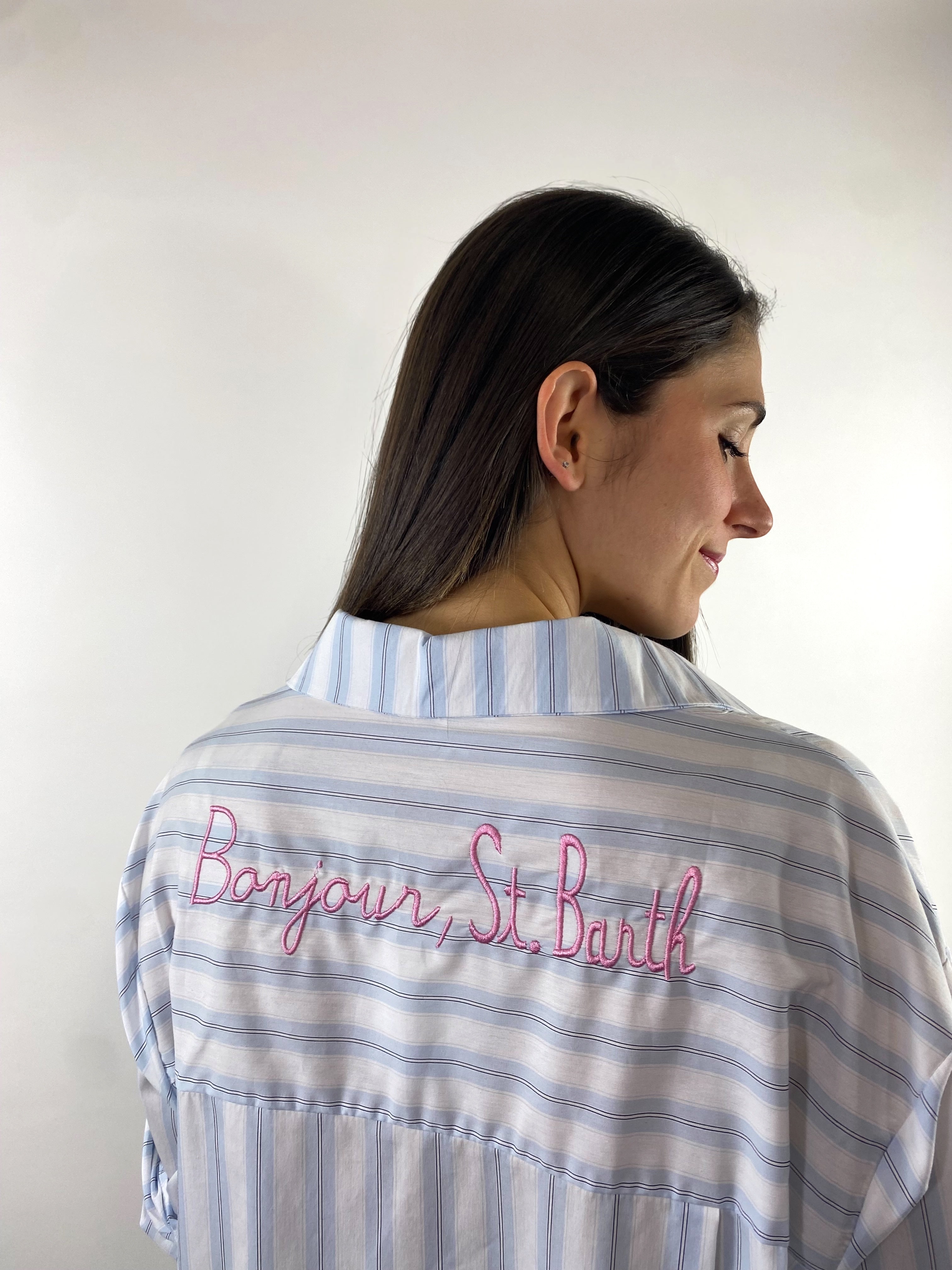 CECILE CAMICIA OVER RIGHE