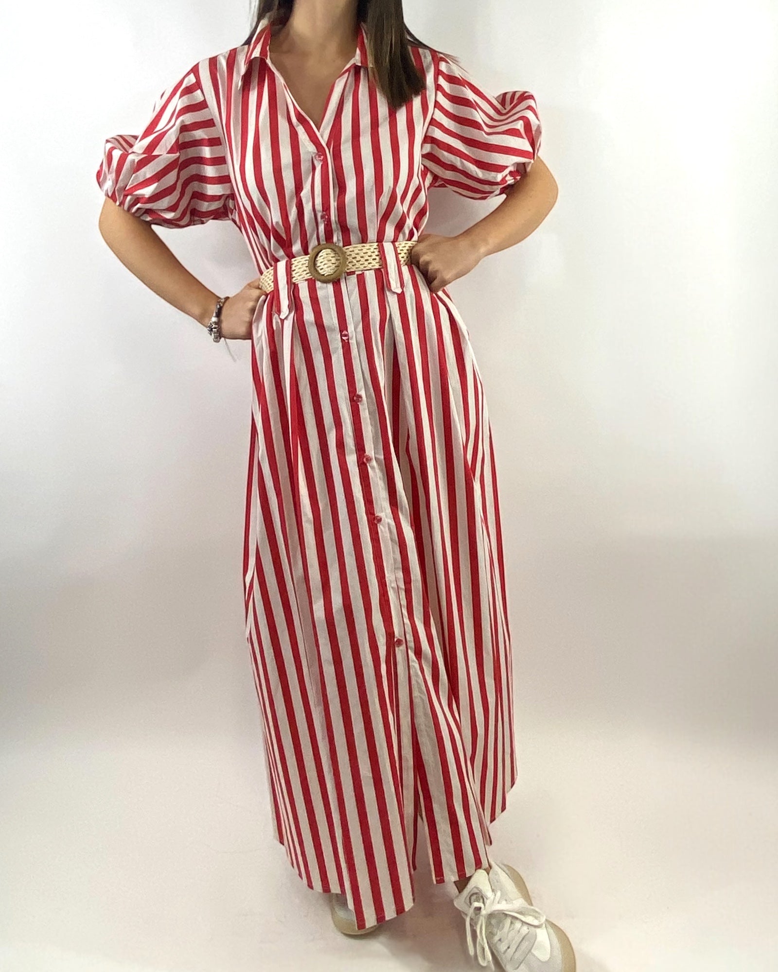 CECILE CHEMISIER BURRO ROSSO