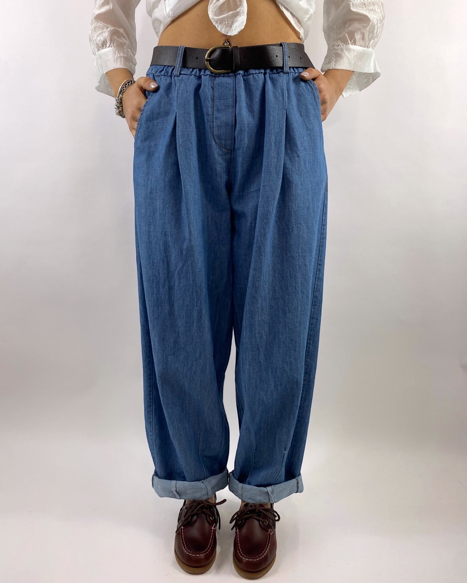 CECILE JEANS CON CINTURA