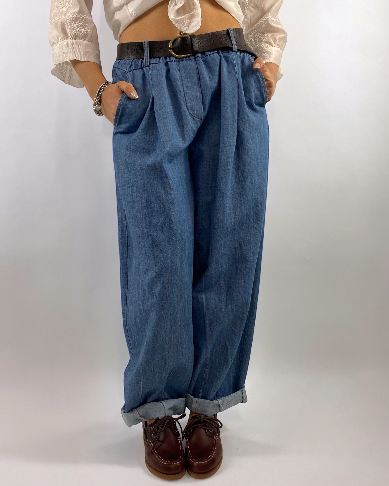 CECILE JEANS CON CINTURA