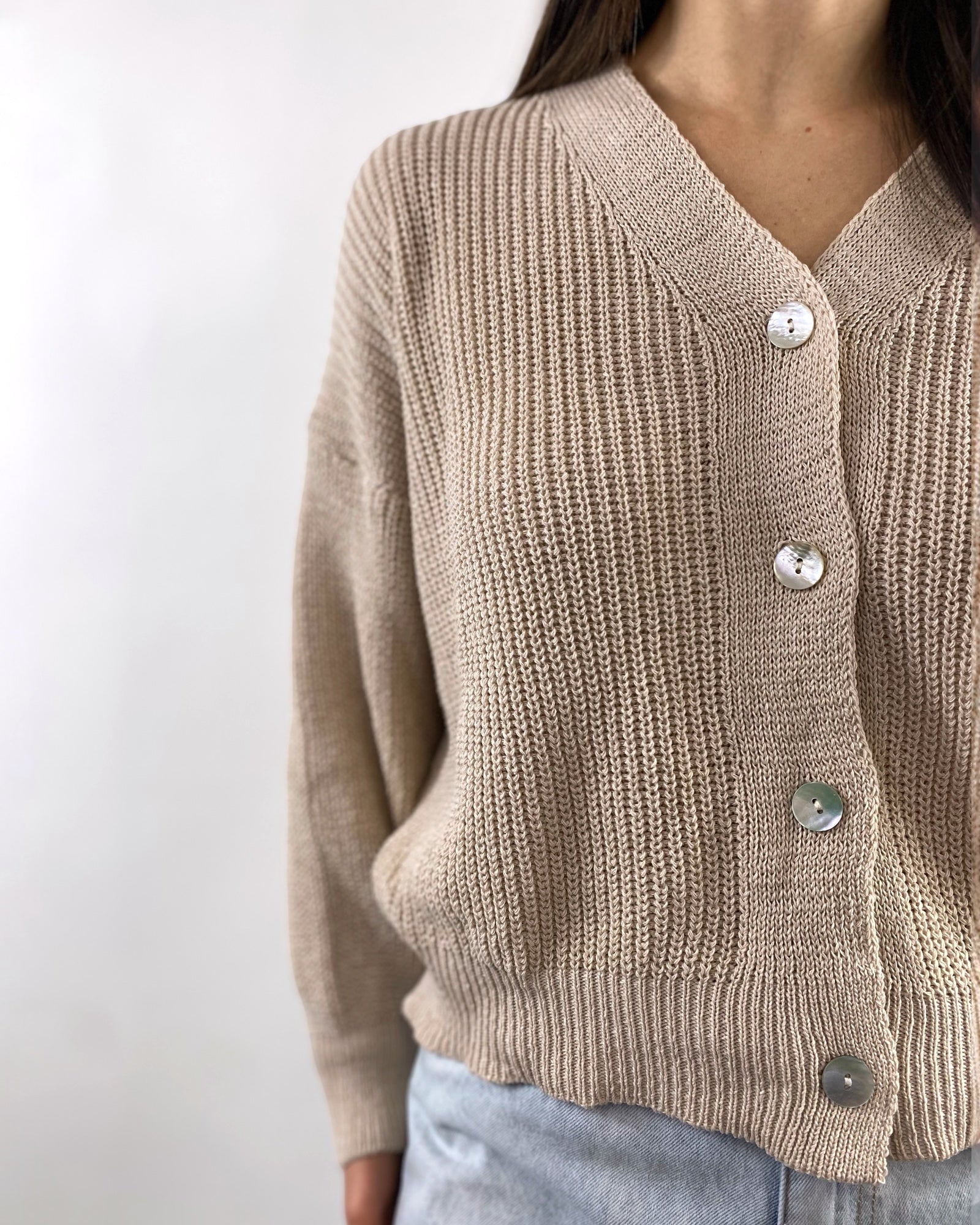SUSY MIX CARDIGAN COSTA INGLESE CORDA