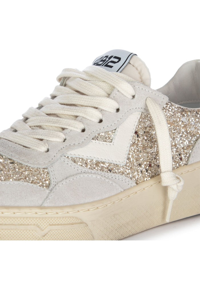 4B12 SNEAKERS HYPER GLITTER CHAMPAGNE