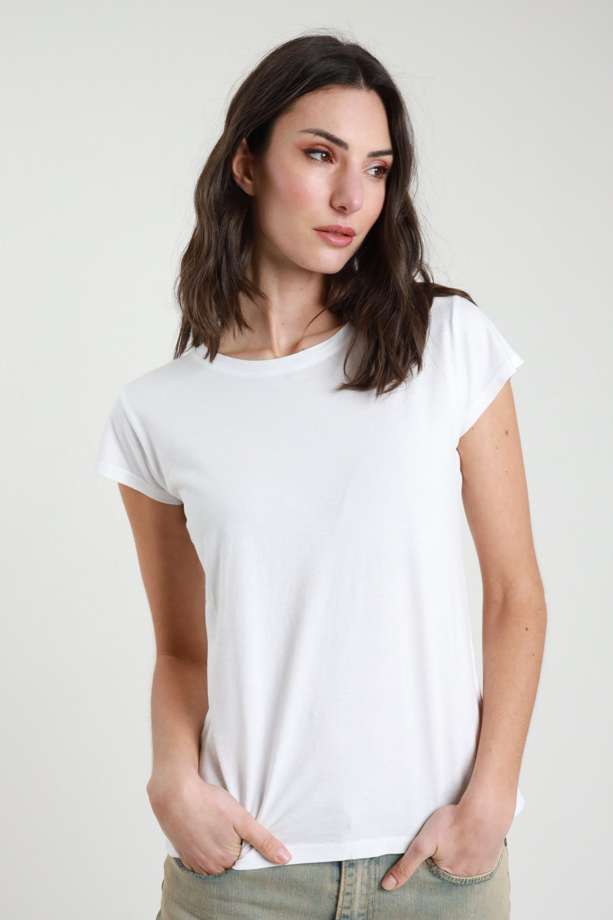 SUSY MIX T-SHIRT COTONE BIANCA