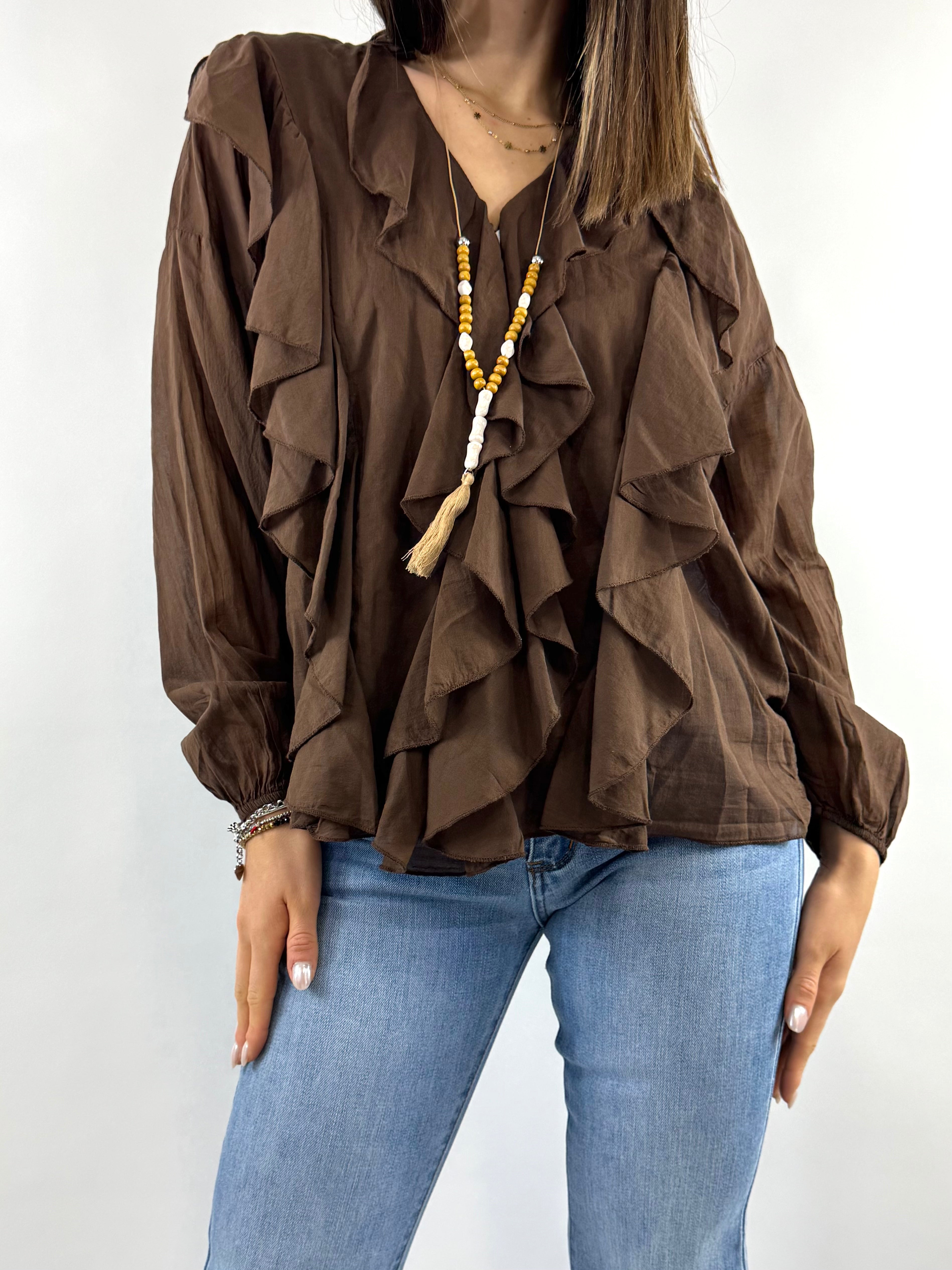 SUSY MIX CAMICIA CON COLLANA MORO