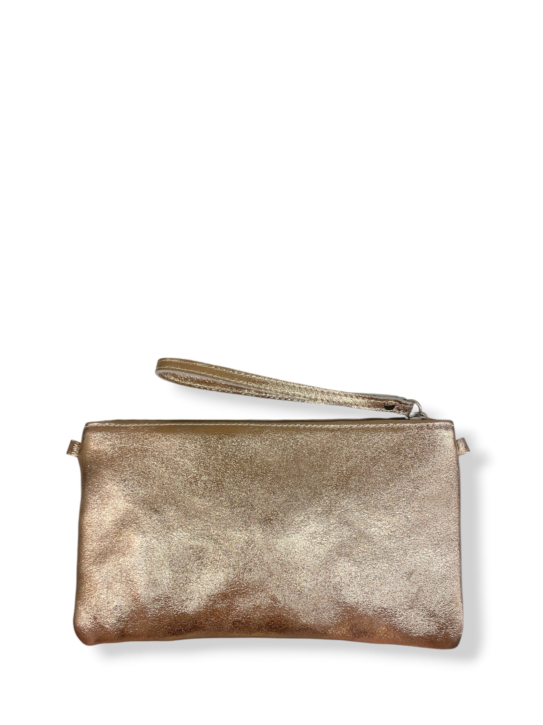 CECILE POCHETTE LAMINATA NUDE