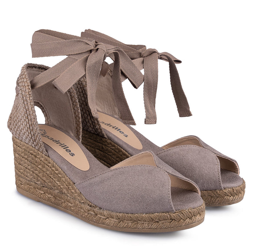 ESPADRILLES RAUL LAME TAUPE