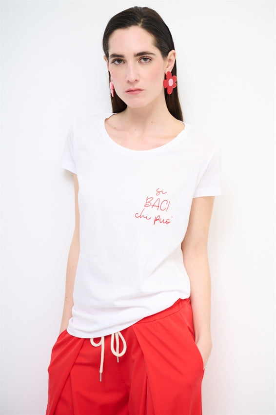 KIKISIX T-SHIRT ‘SI BACI CHI PUÒ’