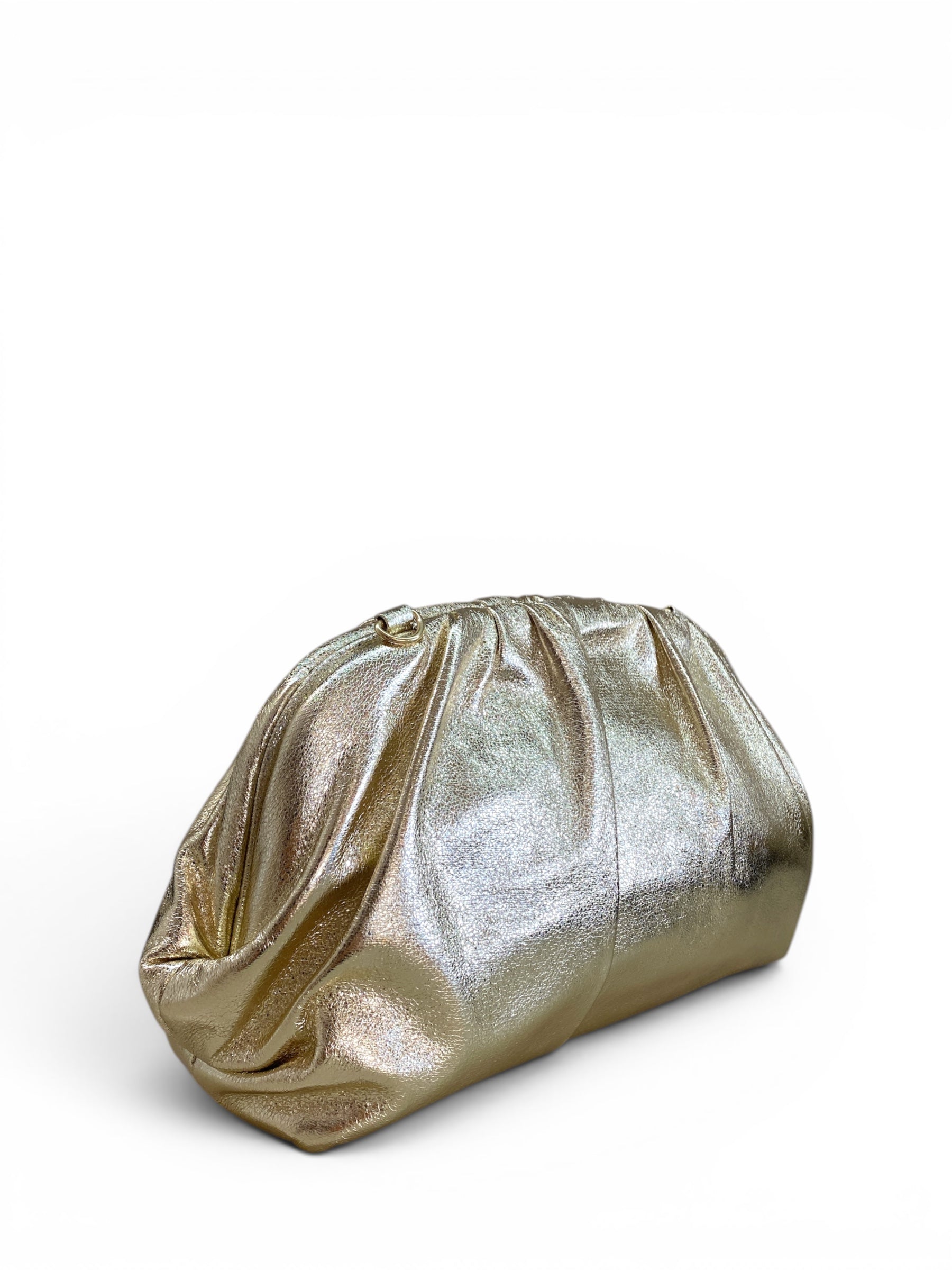 ANNA CECERE POCHETTE PASTICCINO ORO