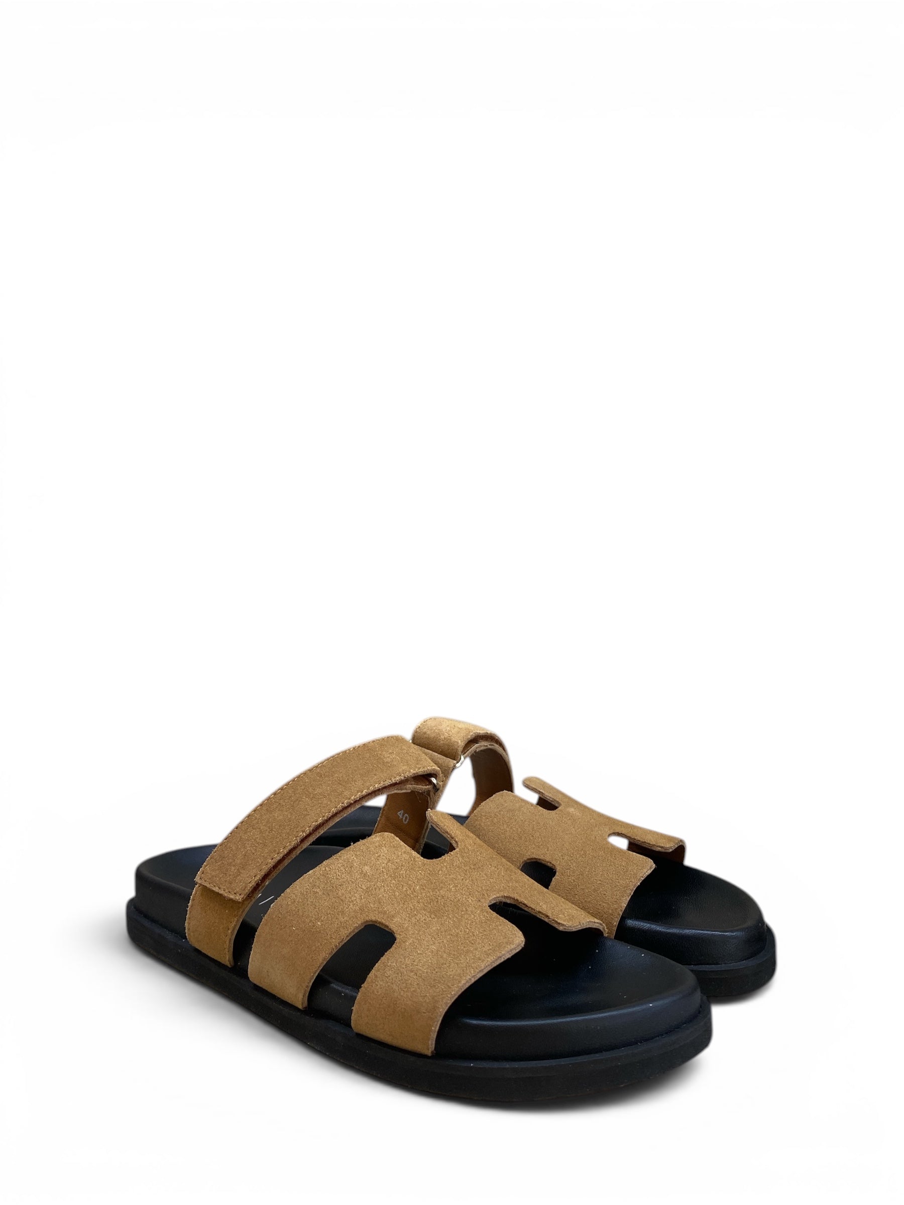 MOSAIC CIABATTA HERMES TAN BLACK