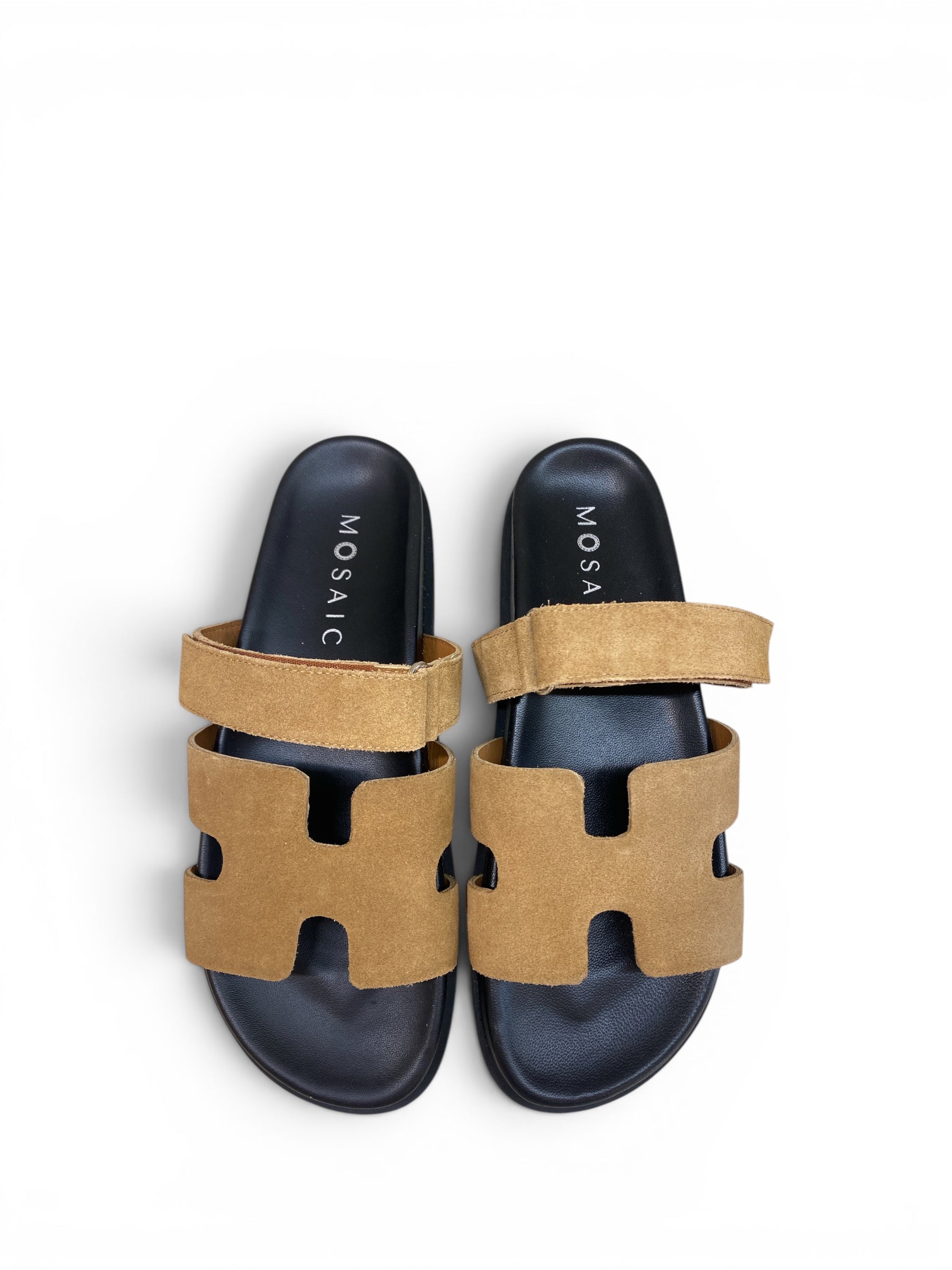MOSAIC CIABATTA HERMES TAN BLACK