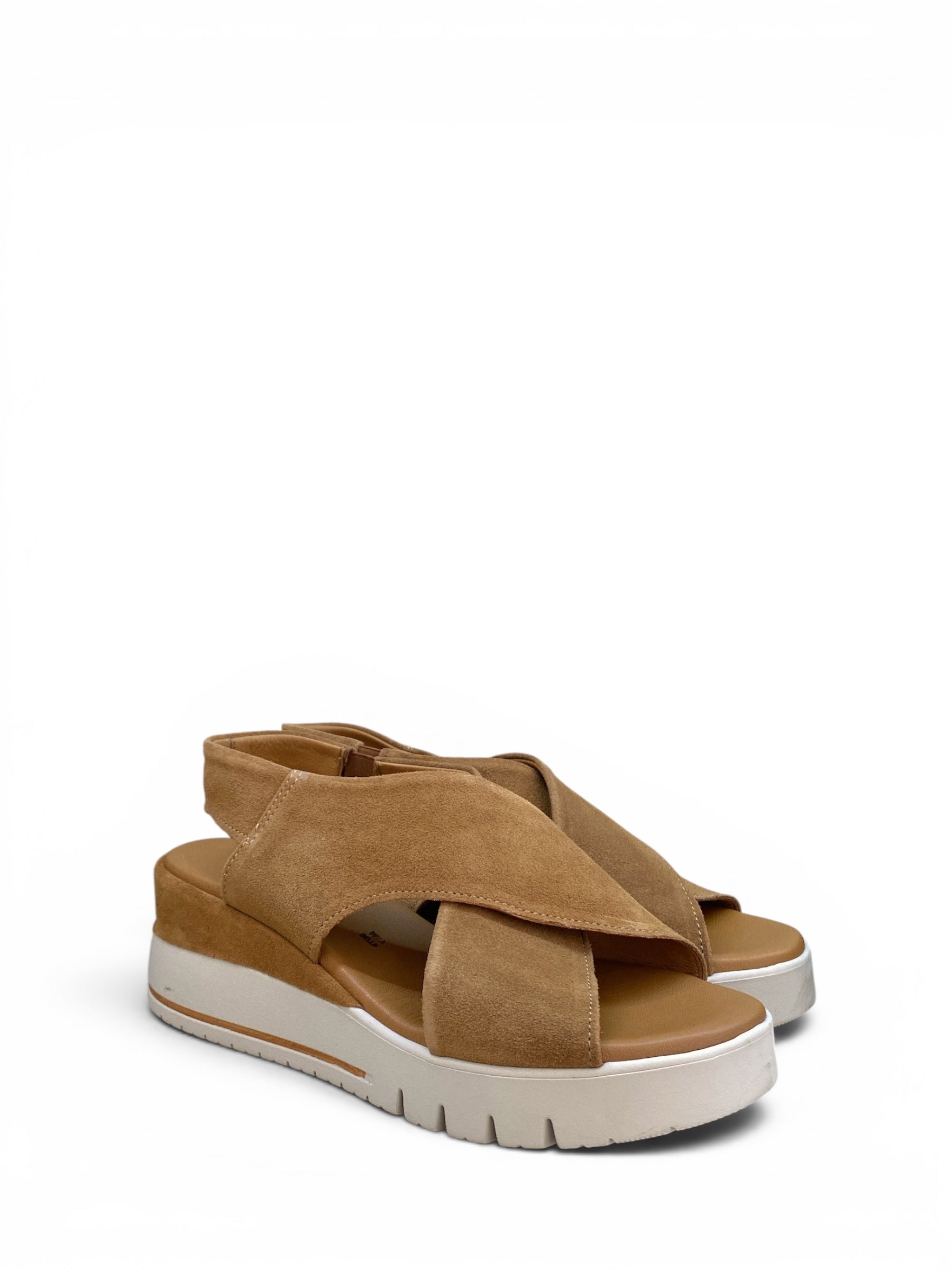 CREATIVE SANDALO INCROCIO CUOIO